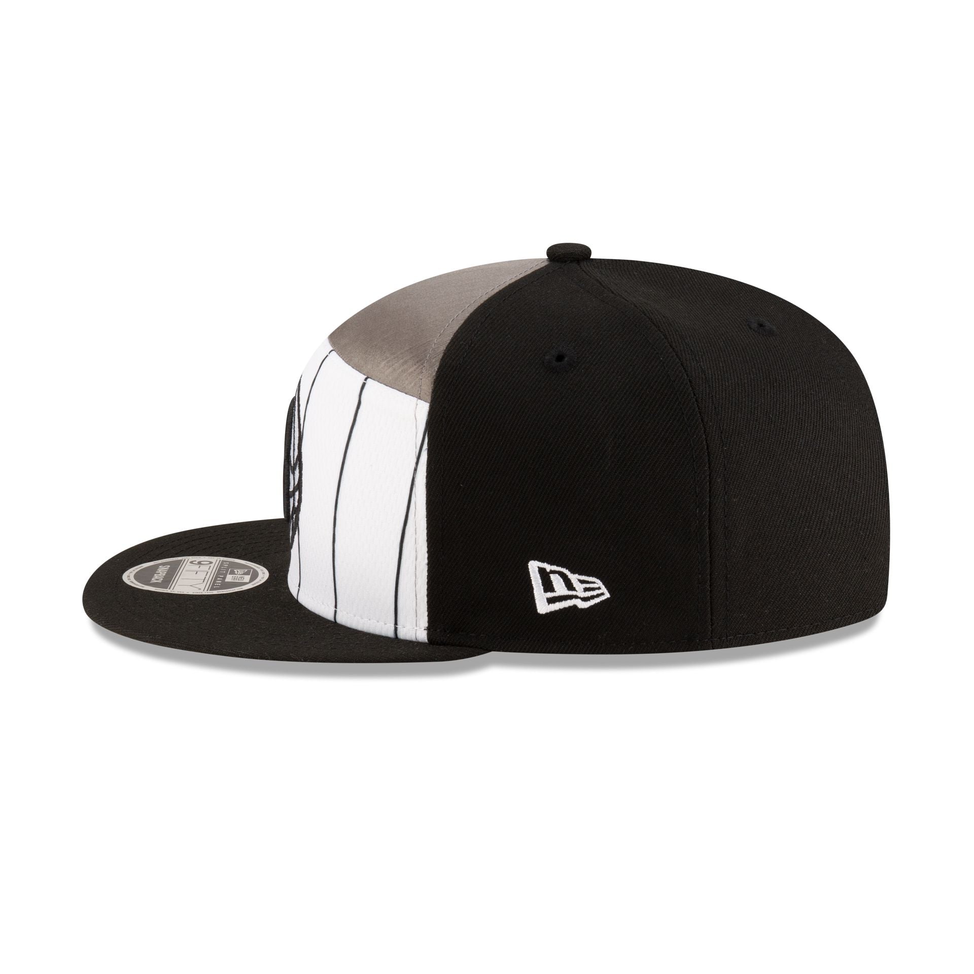 Brooklyn Nets 2025 Tip-Off Split Panel 9Fifty Snapback Hat - Image 4