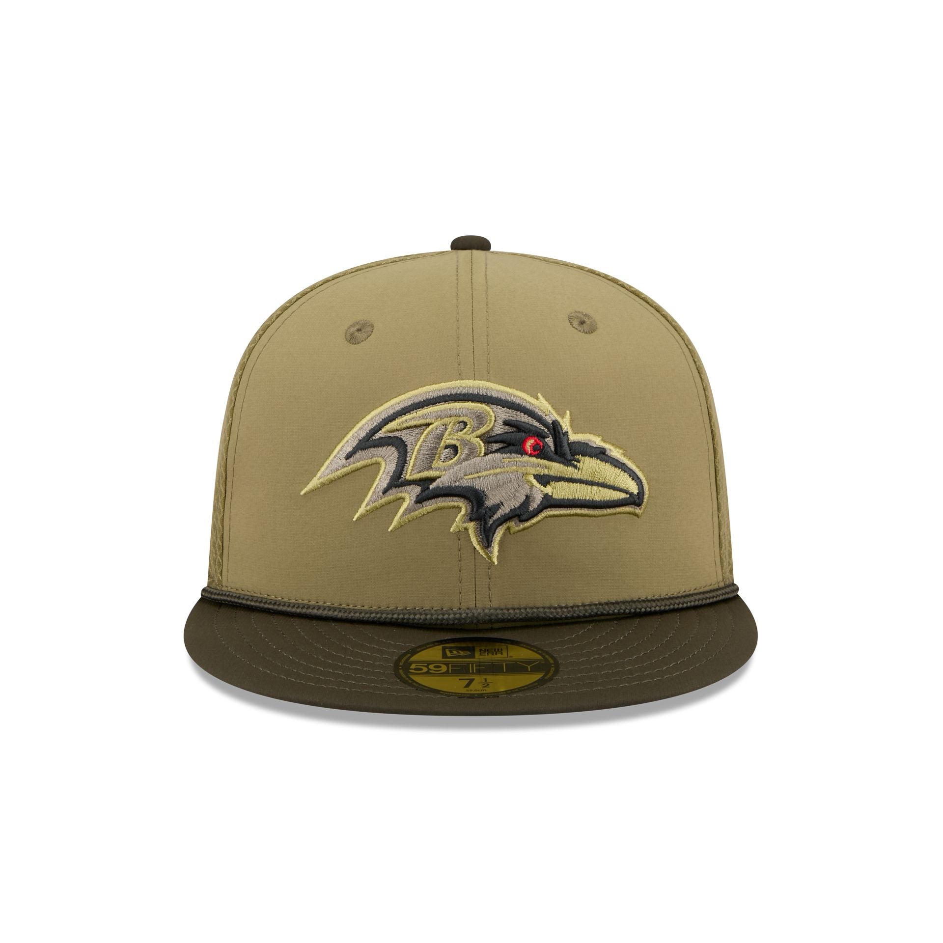 Alternative view of Baltimore Ravens 2025 Salute To Service 59Fifty Fitted Hat