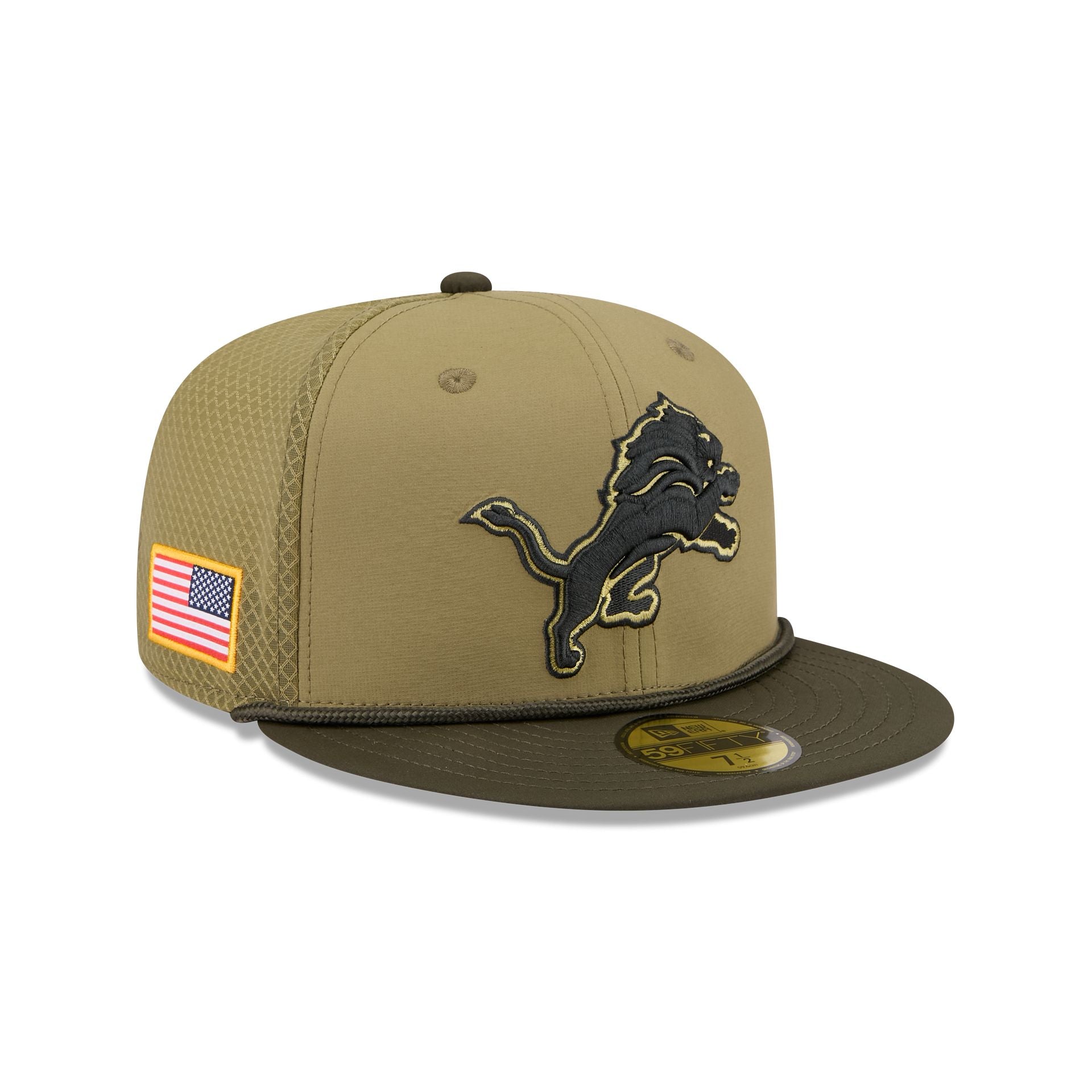 Detroit Lions 2025 Salute To Service 59Fifty Fitted Hat