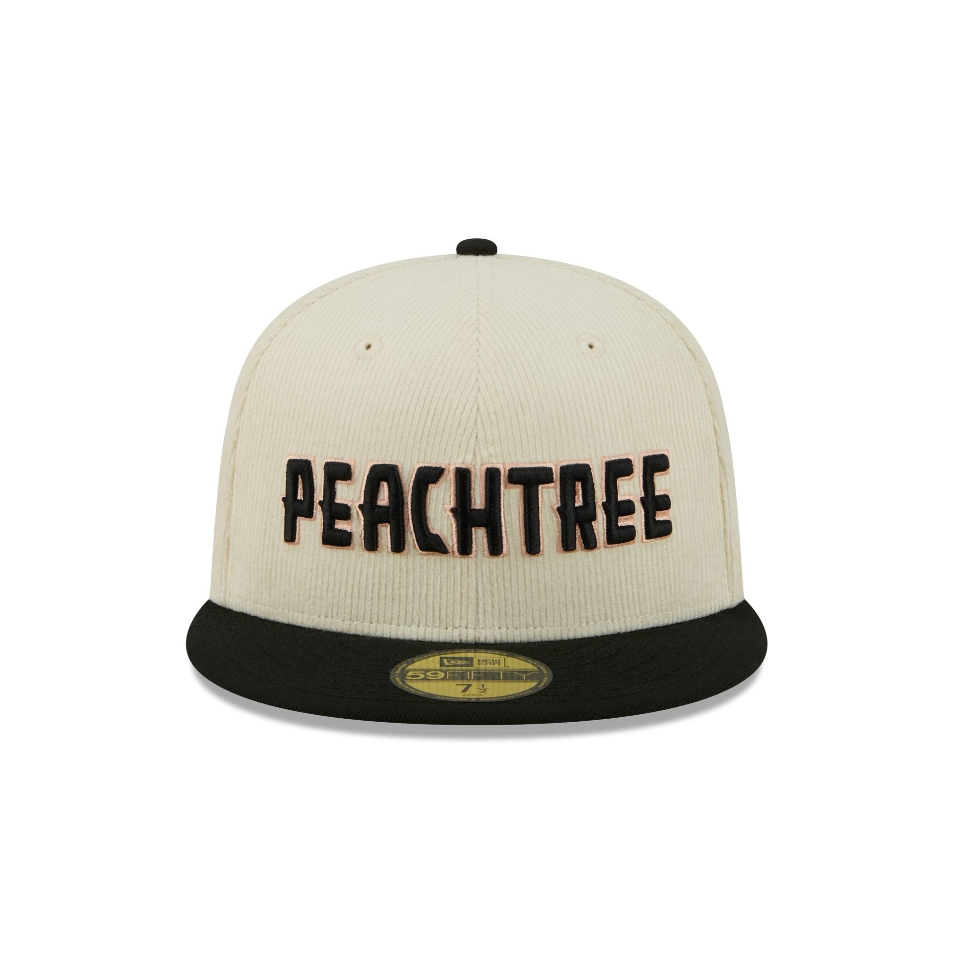 Alternative view of Atlanta Hawks 2025 City Edition Chrome White Corduroy 59Fifty Fitted Hat