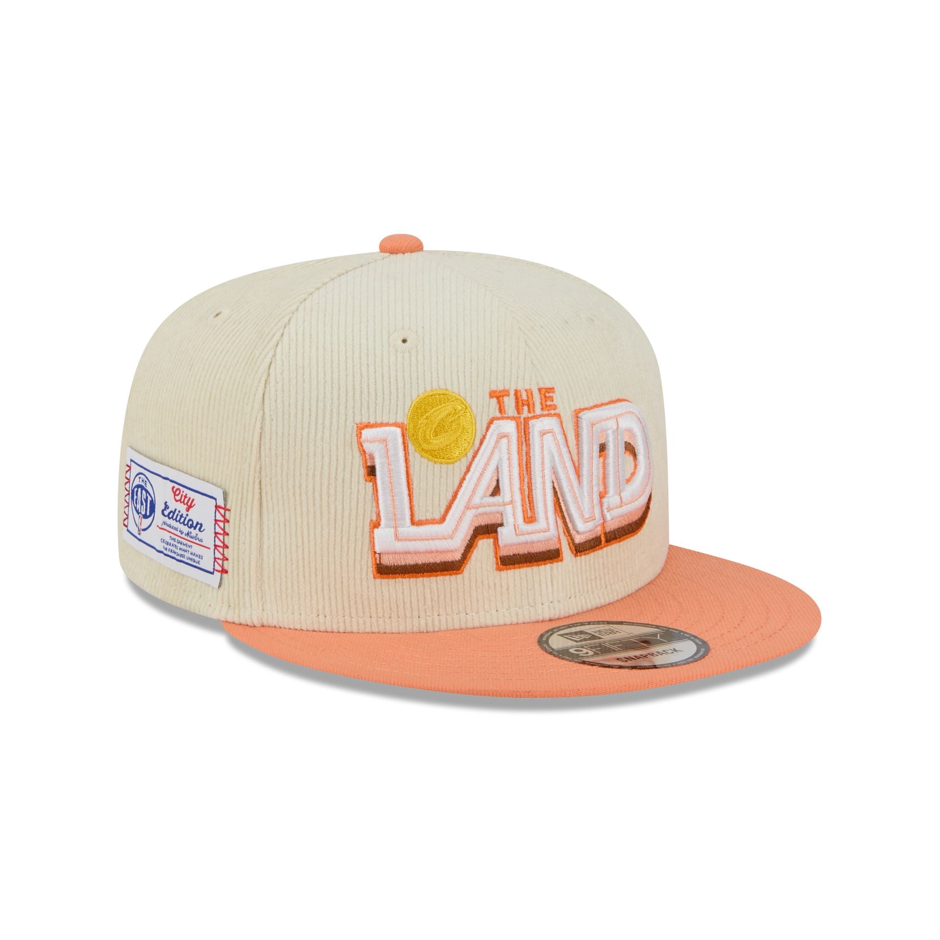 Cleveland Cavaliers 2025 City Edition Chrome White Corduroy 9Fifty Snapback Hat