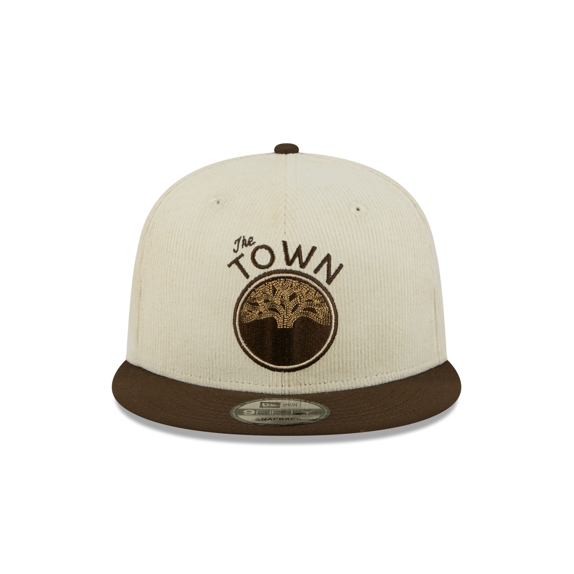 Alternative view of Golden State Warriors 2025 City Edition Chrome White Corduroy 9Fifty Snapback Hat