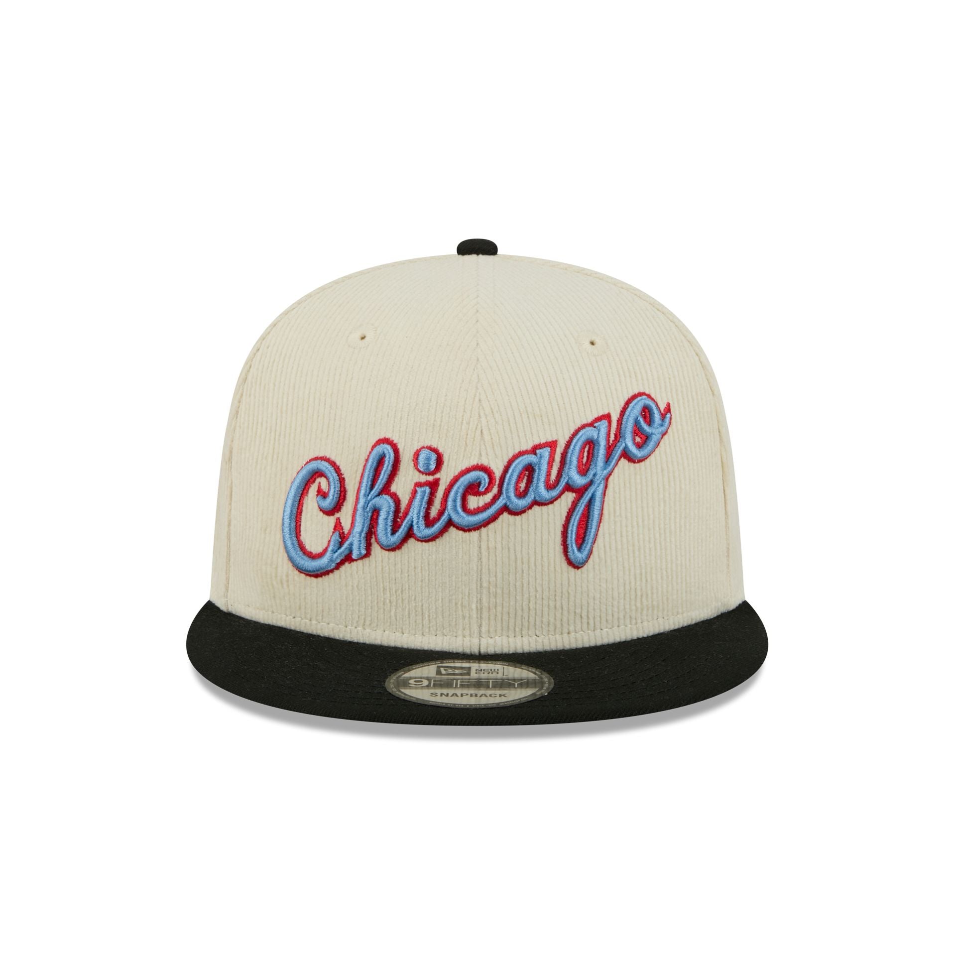 Alternative view of Chicago Bulls 2025 City Edition Chrome White Corduroy 9Fifty Snapback Hat