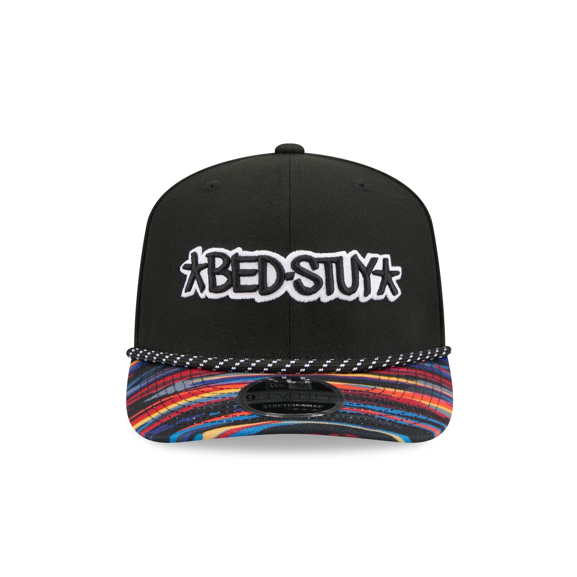 Alternative view of Brooklyn Nets 2025 City Edition 9Seventy Stretch-Snap Hat