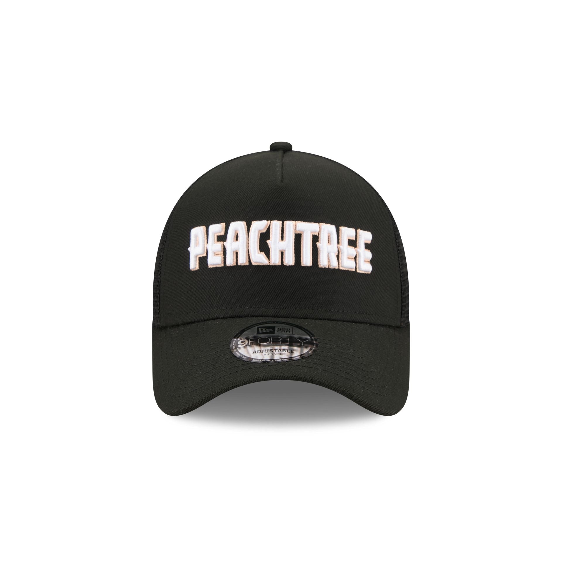 Alternative view of Atlanta Hawks 2025 City Edition 9Forty A-Frame Trucker Hat