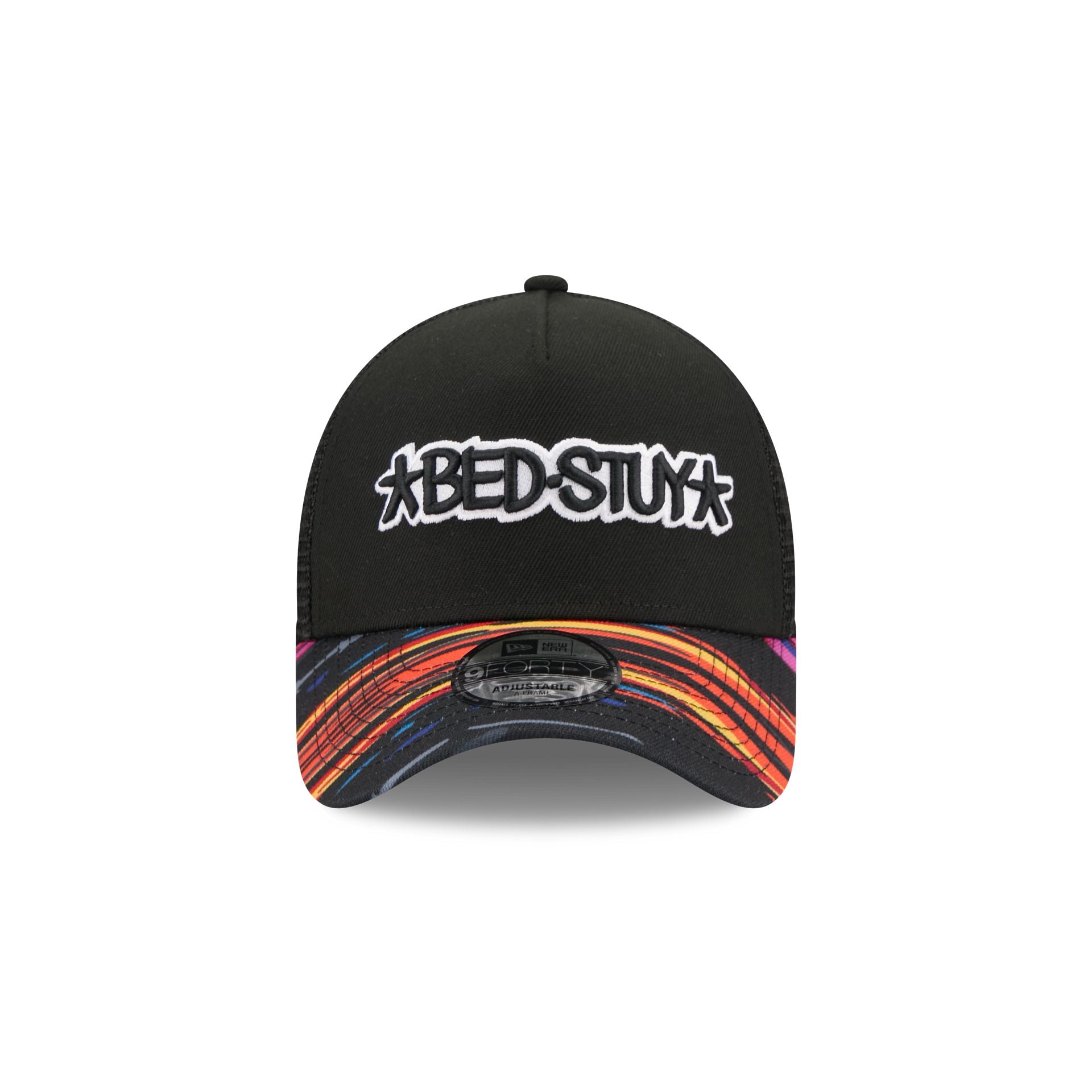 Alternative view of Brooklyn Nets 2025 City Edition 9Forty A-Frame Trucker Hat