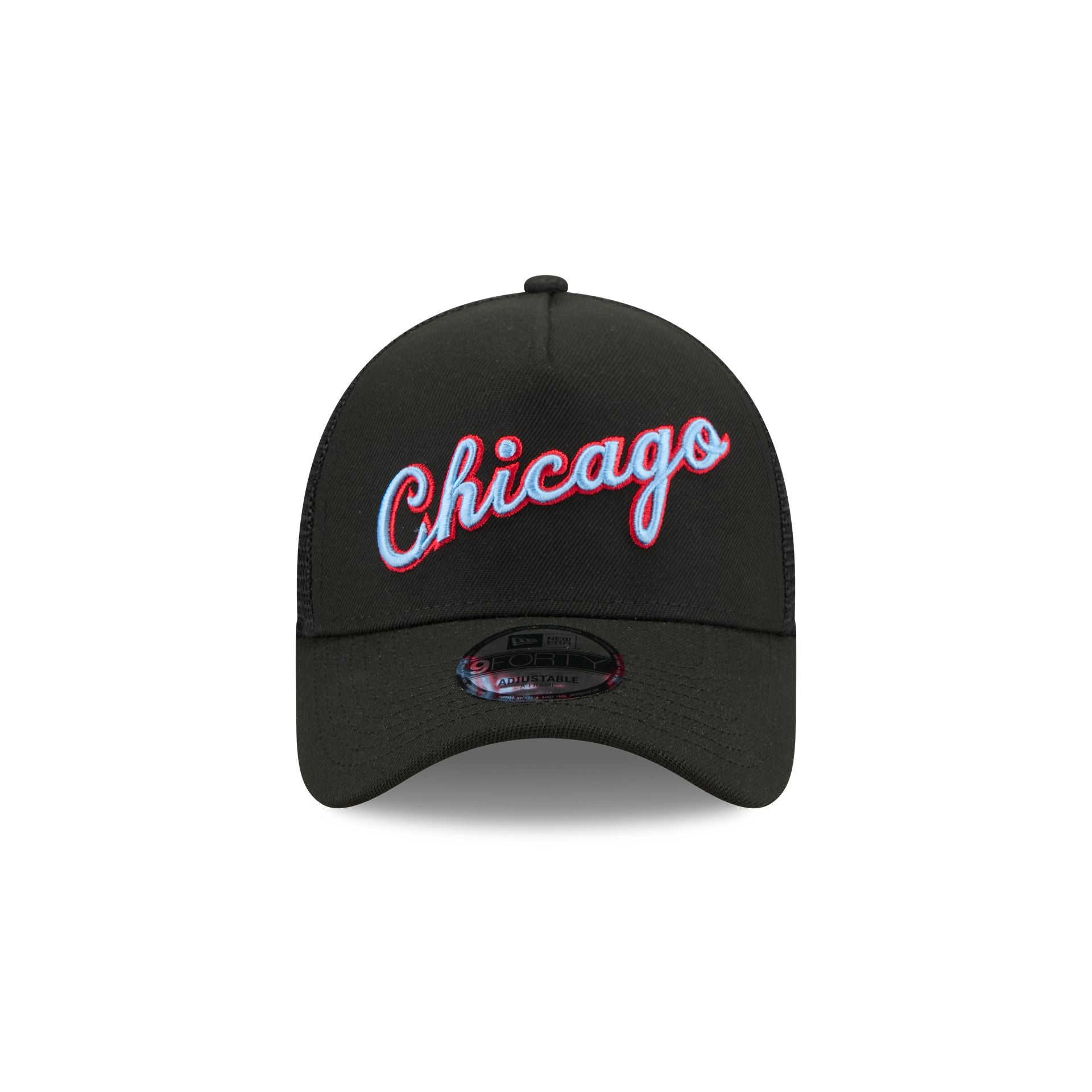 Alternative view of Chicago Bulls 2025 City Edition 9Forty A-Frame Trucker Hat
