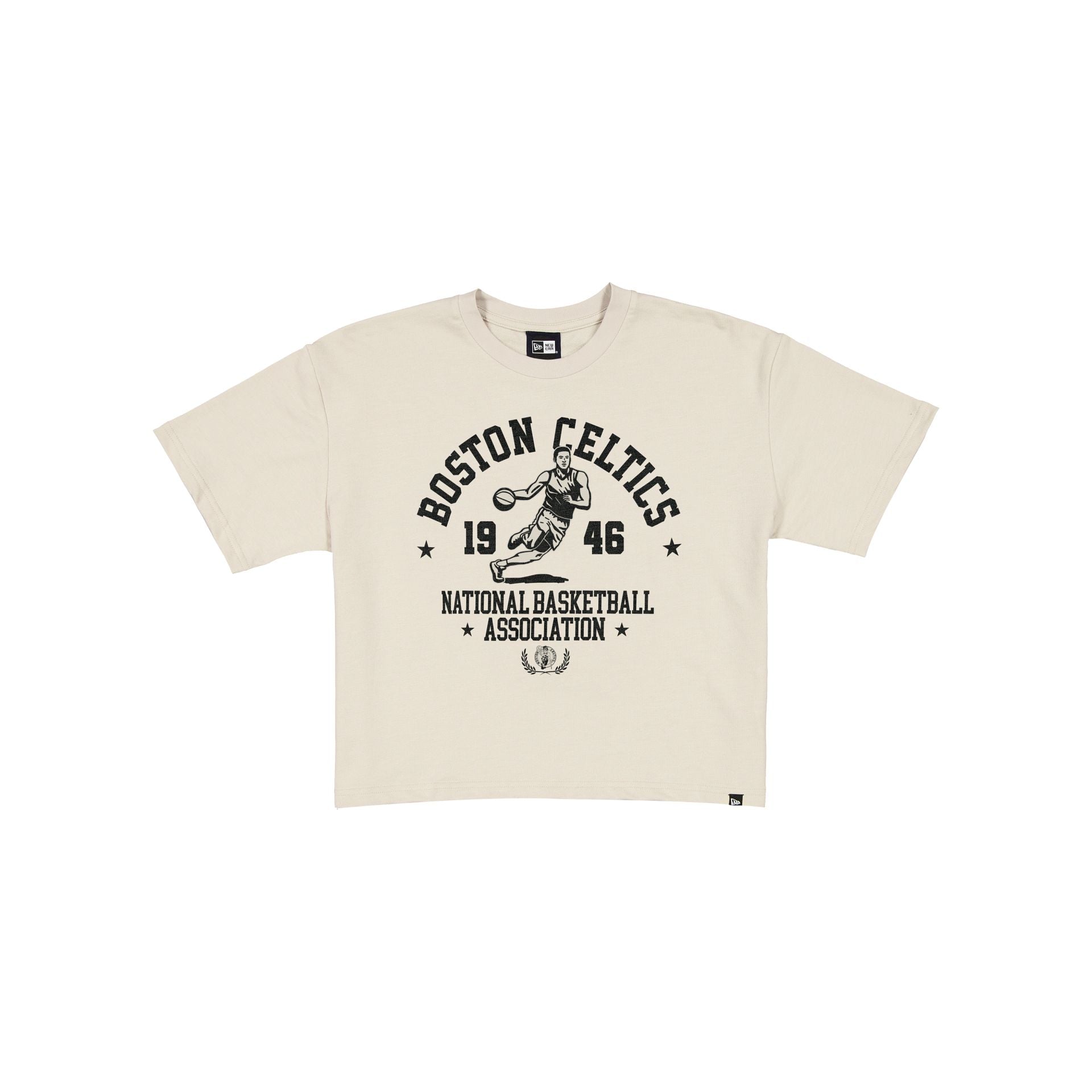 Boston Celtics Throwback Prep Stone Women's Cropped T-Shirt