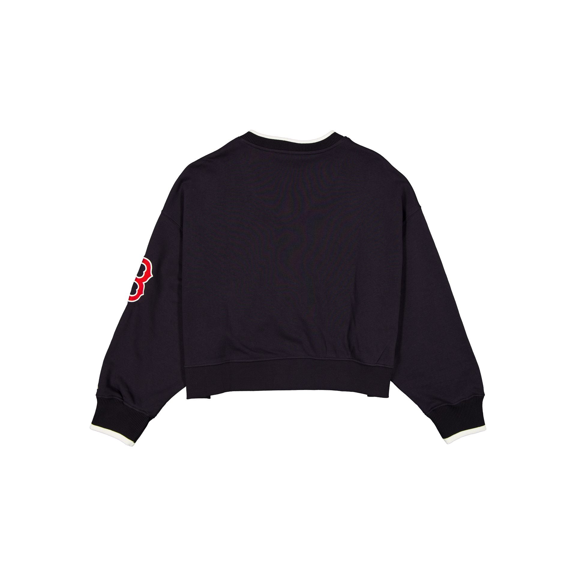 Alternative view of Boston Red Sox Throwback Prep Women's Cropped Crewneck