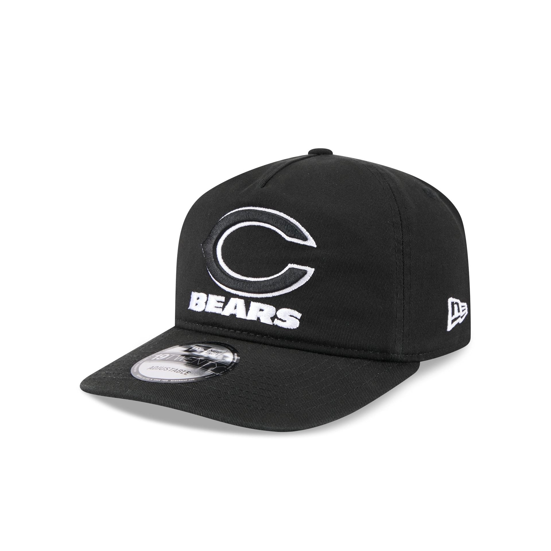Chicago Bears Black And White 19Twenty Snapback Hat