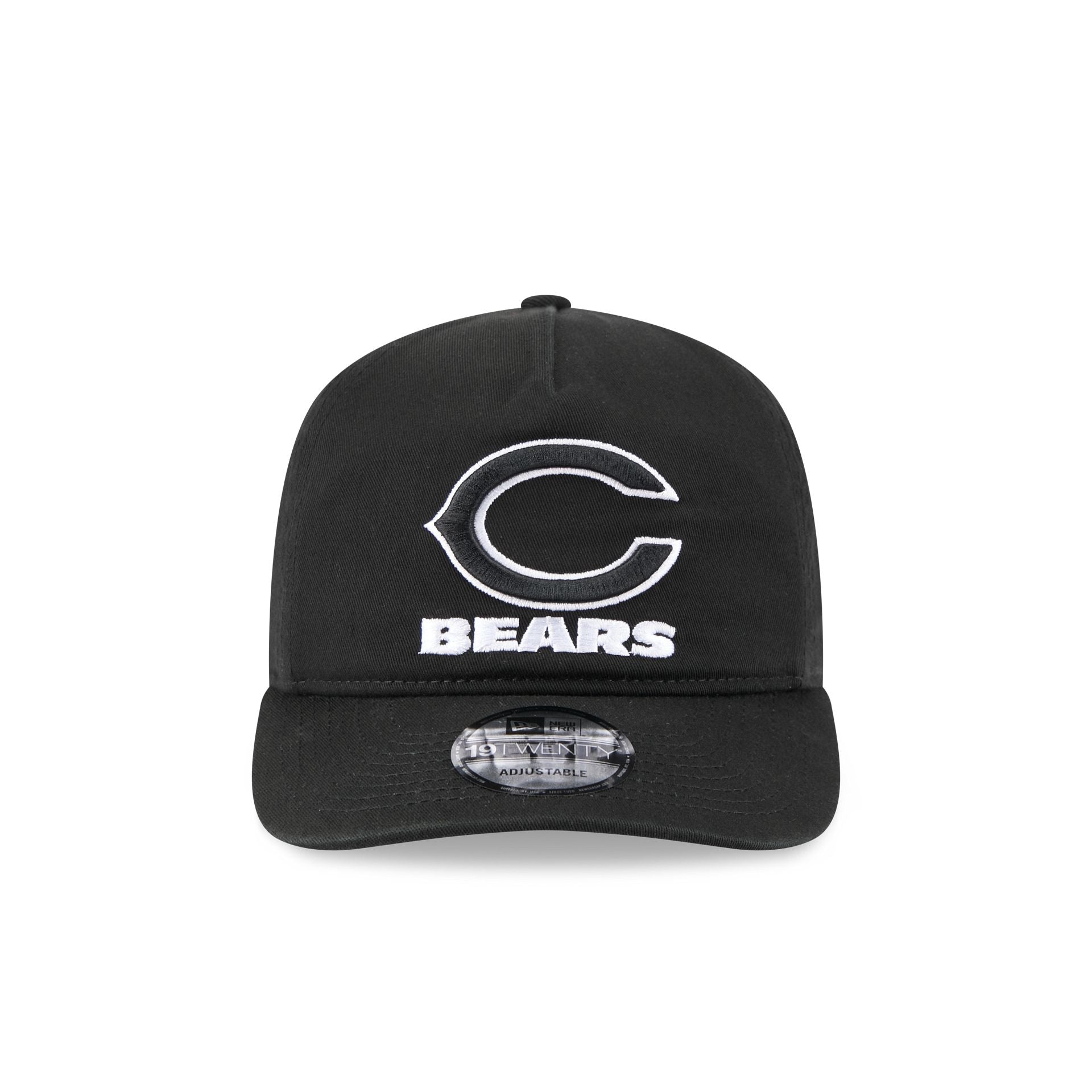Alternative view of Chicago Bears Black And White 19Twenty Snapback Hat
