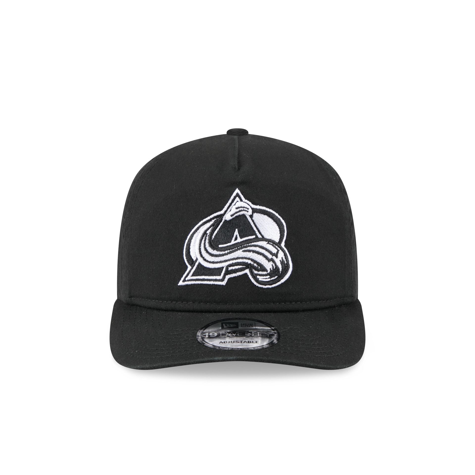 Alternative view of Colorado Avalanche Black And White 19Twenty Snapback Hat