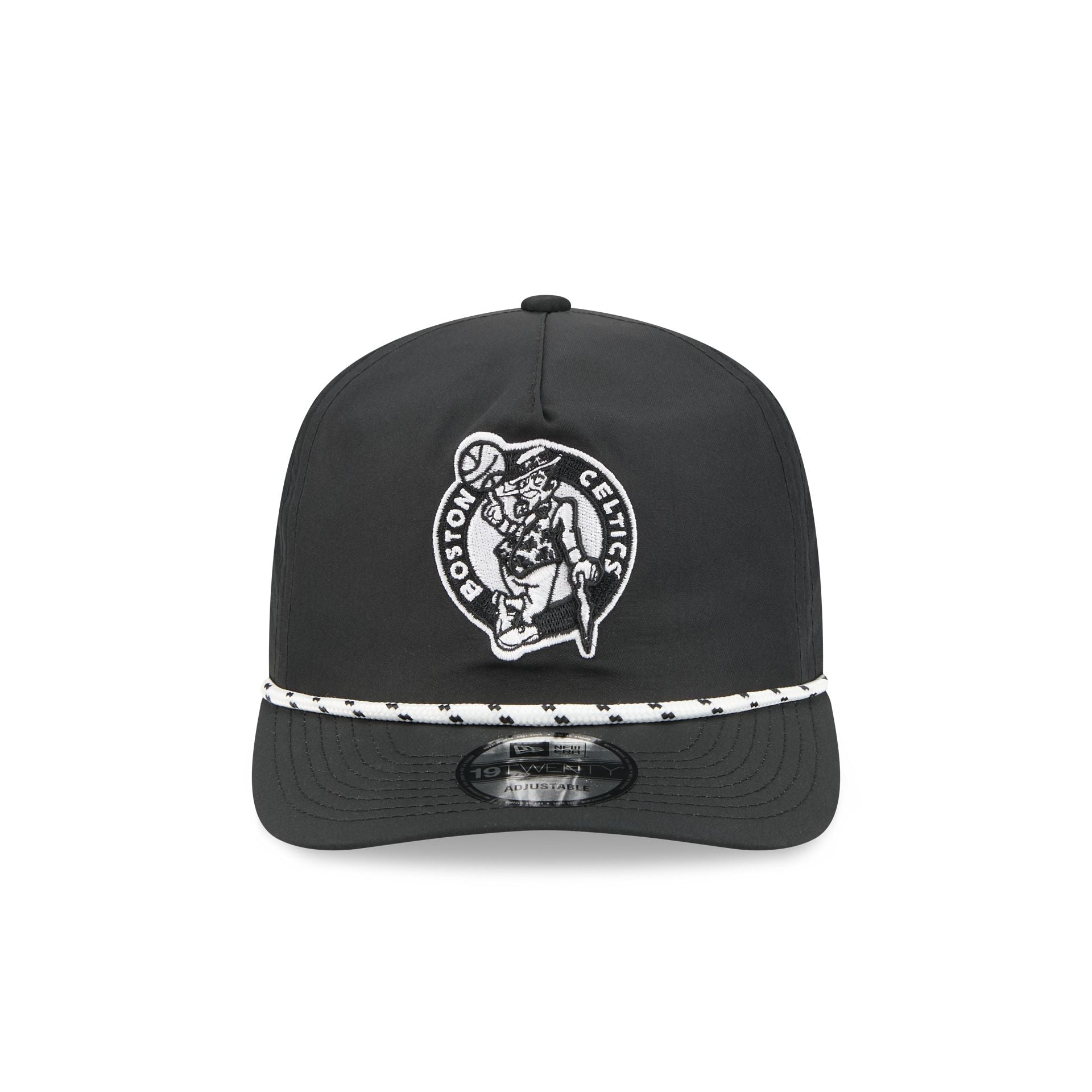 Alternative view of Boston Celtics Black And White Rope 19Twenty Snapback Hat
