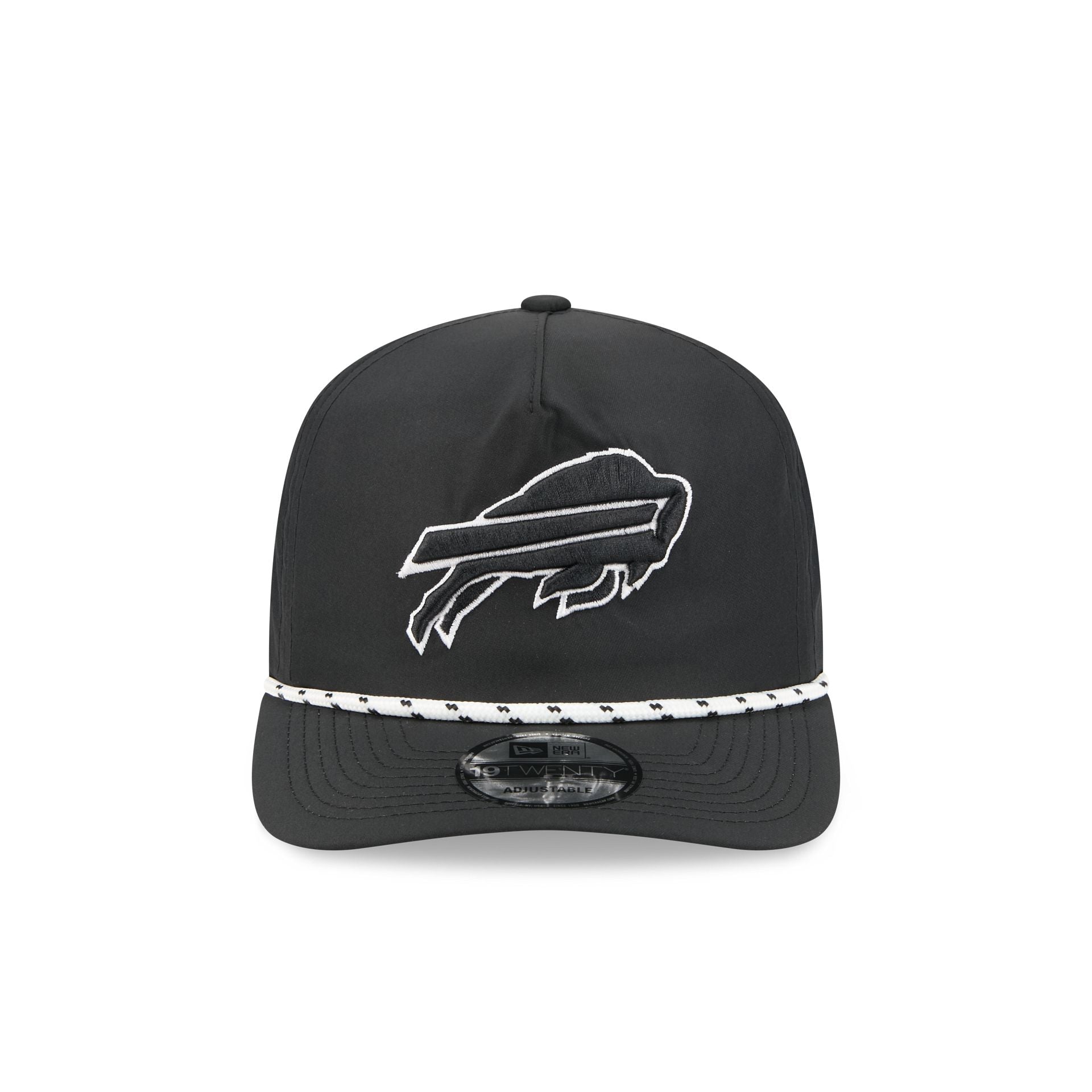 Alternative view of Buffalo Bills Black And White Rope 19Twenty Snapback Hat
