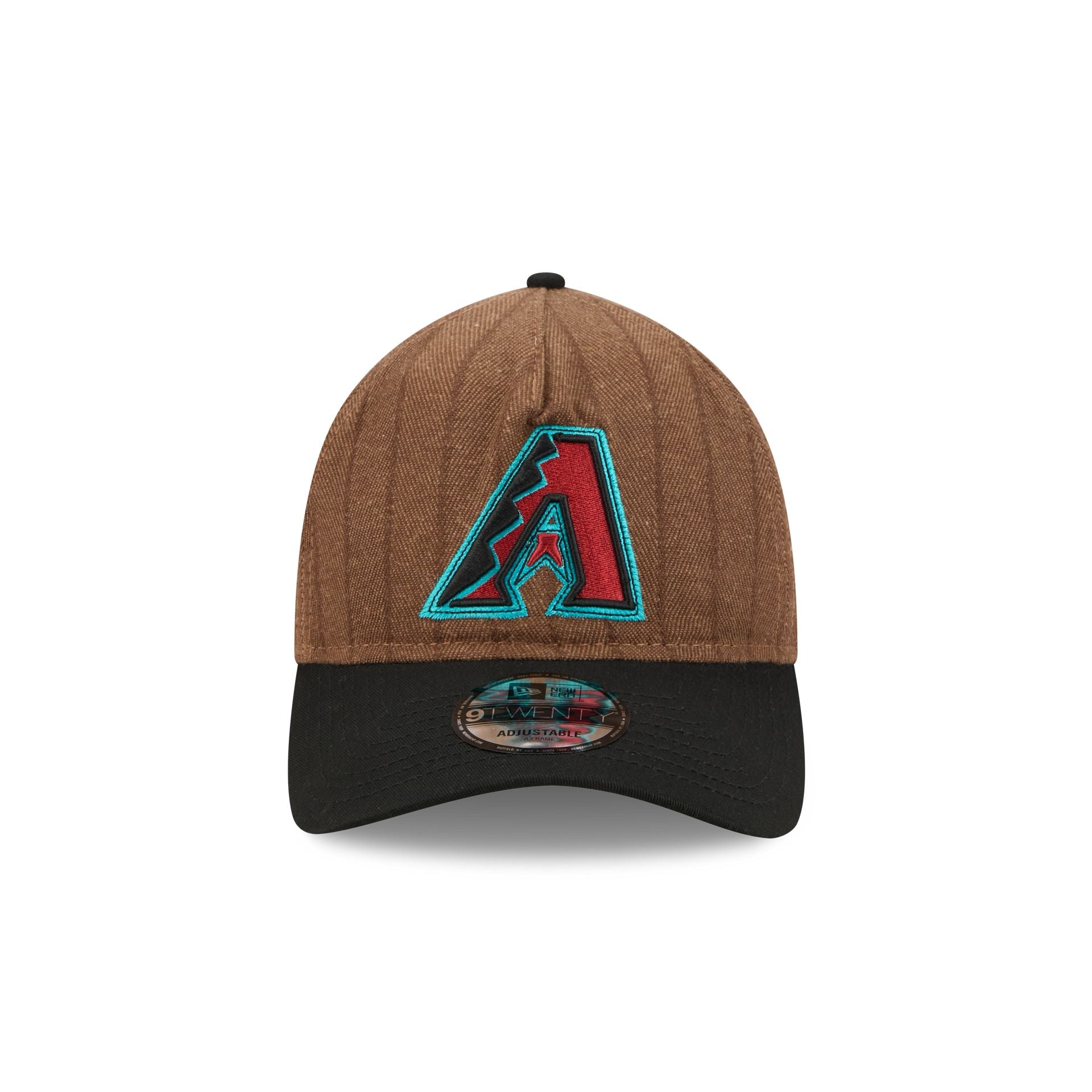 Alternative view of Arizona Diamondbacks Three Looms Wool Pinstripe 9Twenty A-Frame Adjustable Hat