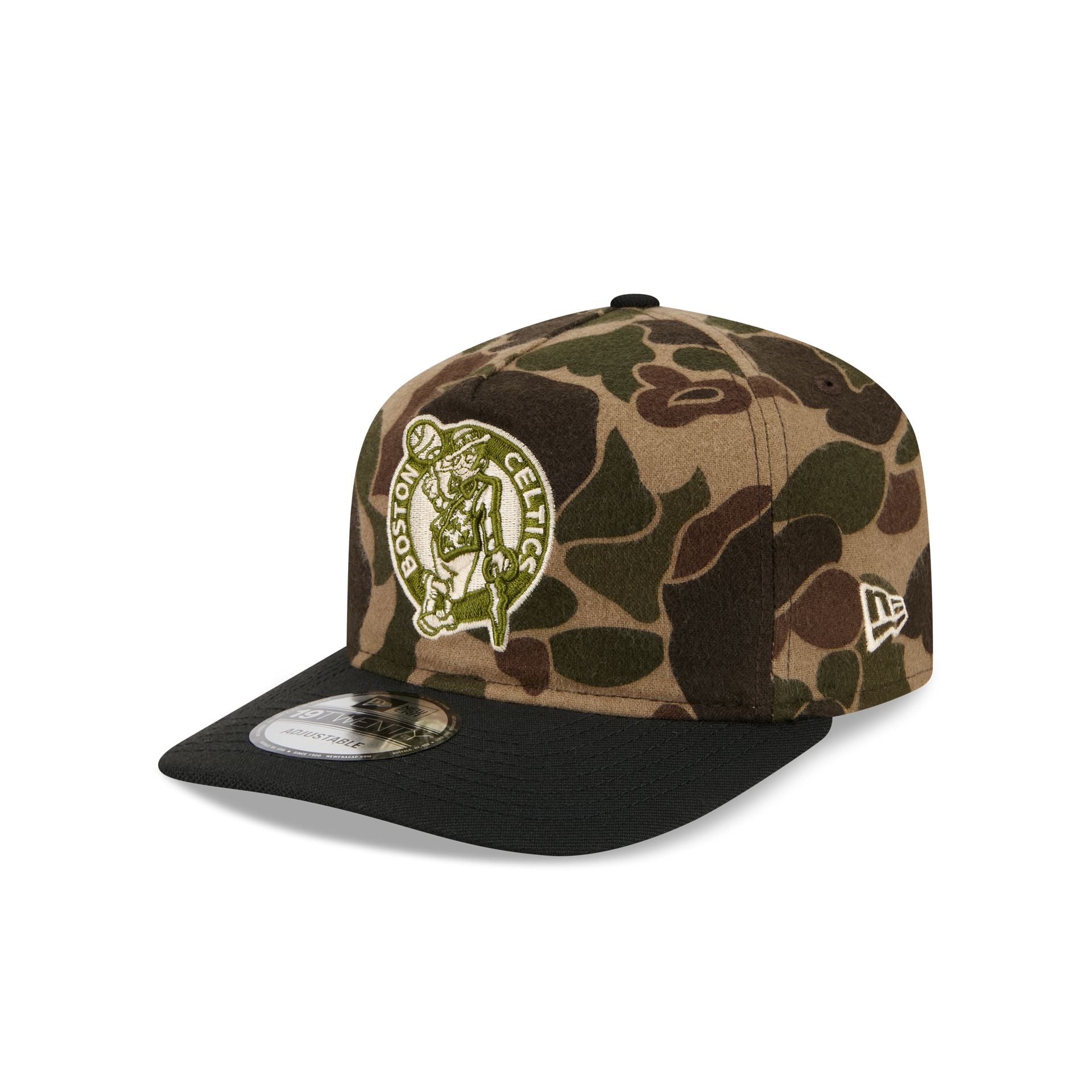 Boston Celtics Three Looms Wool Duck Camo 19Twenty Adjustable Hat