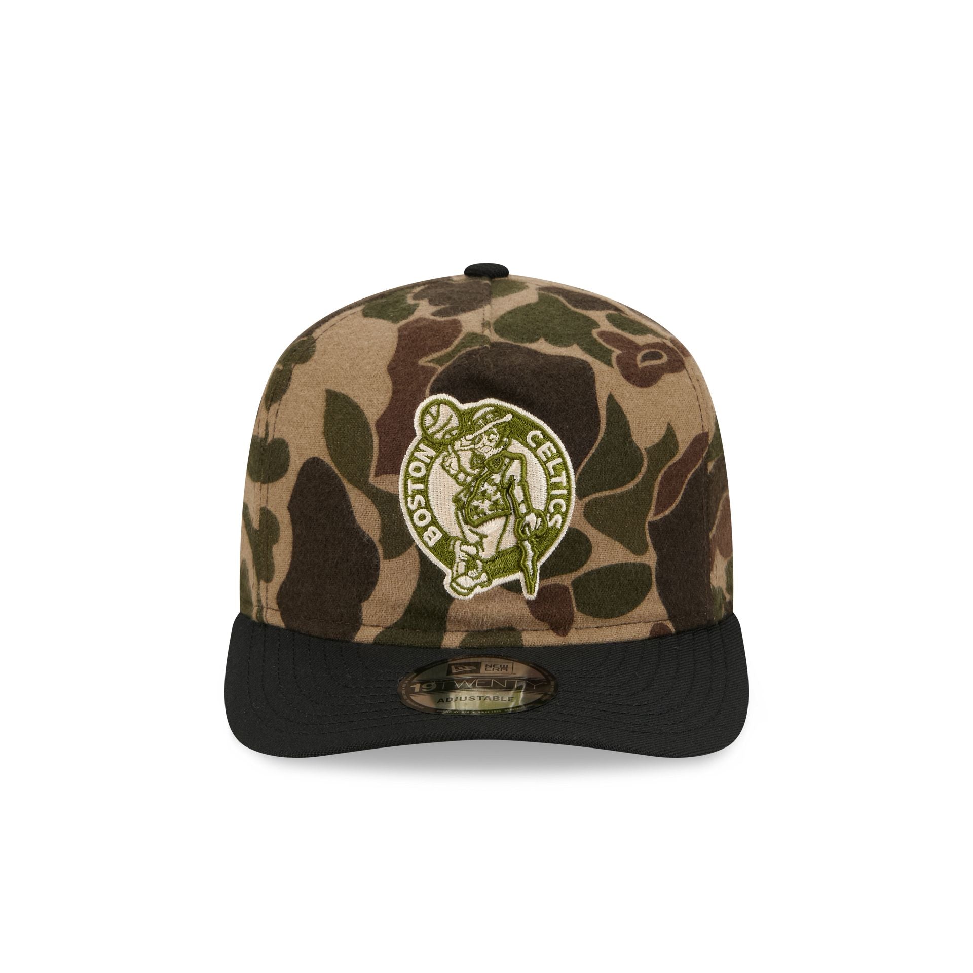Alternative view of Boston Celtics Three Looms Wool Duck Camo 19Twenty Adjustable Hat