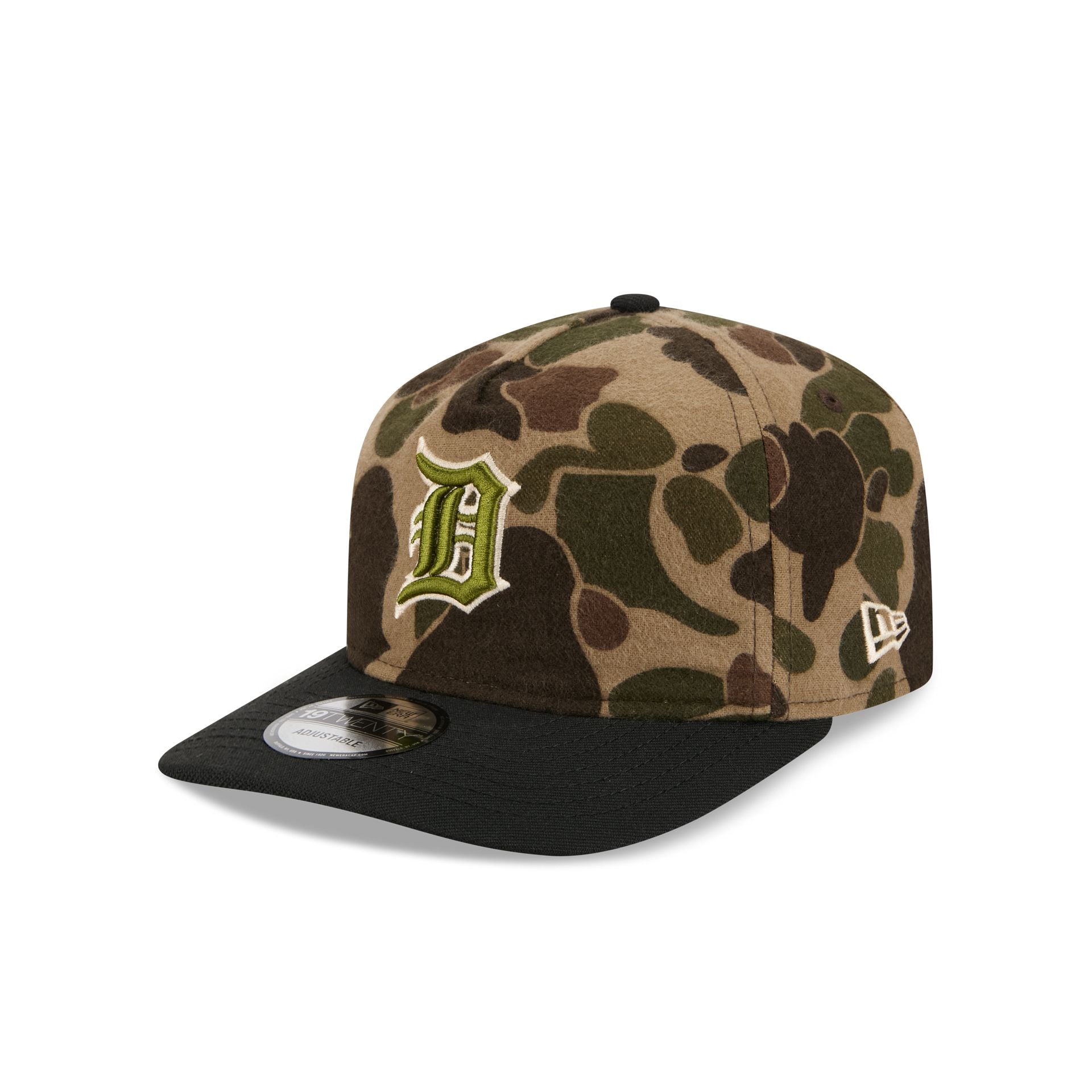 Detroit Tigers Three Looms Wool Duck Camo 19Twenty Adjustable Hat