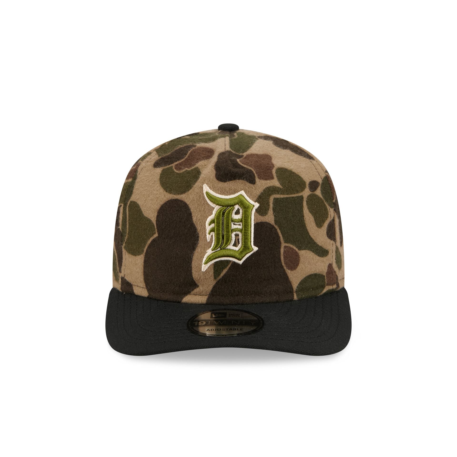 Alternative view of Detroit Tigers Three Looms Wool Duck Camo 19Twenty Adjustable Hat