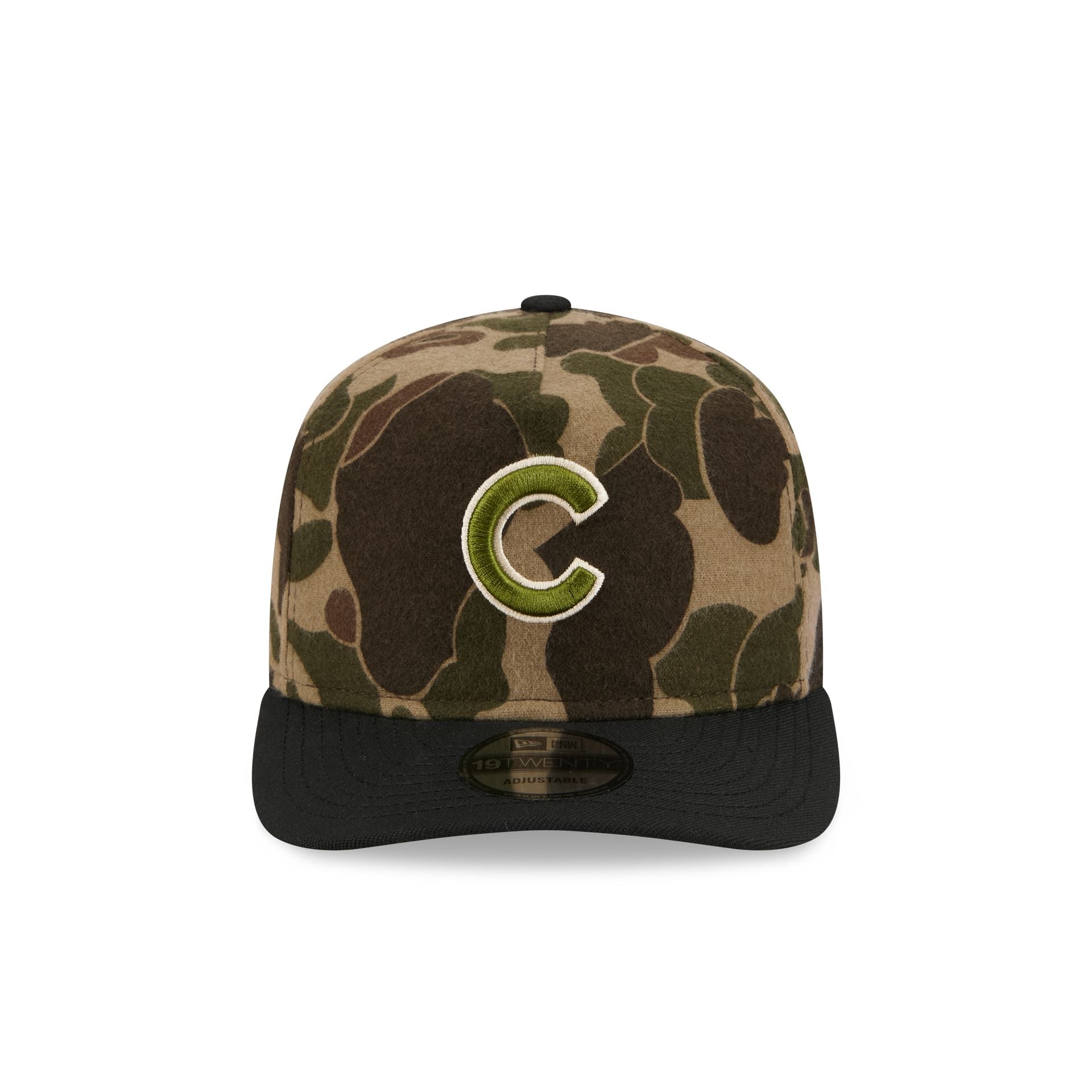 Alternative view of Chicago Cubs Three Looms Wool Duck Camo 19Twenty Adjustable Hat