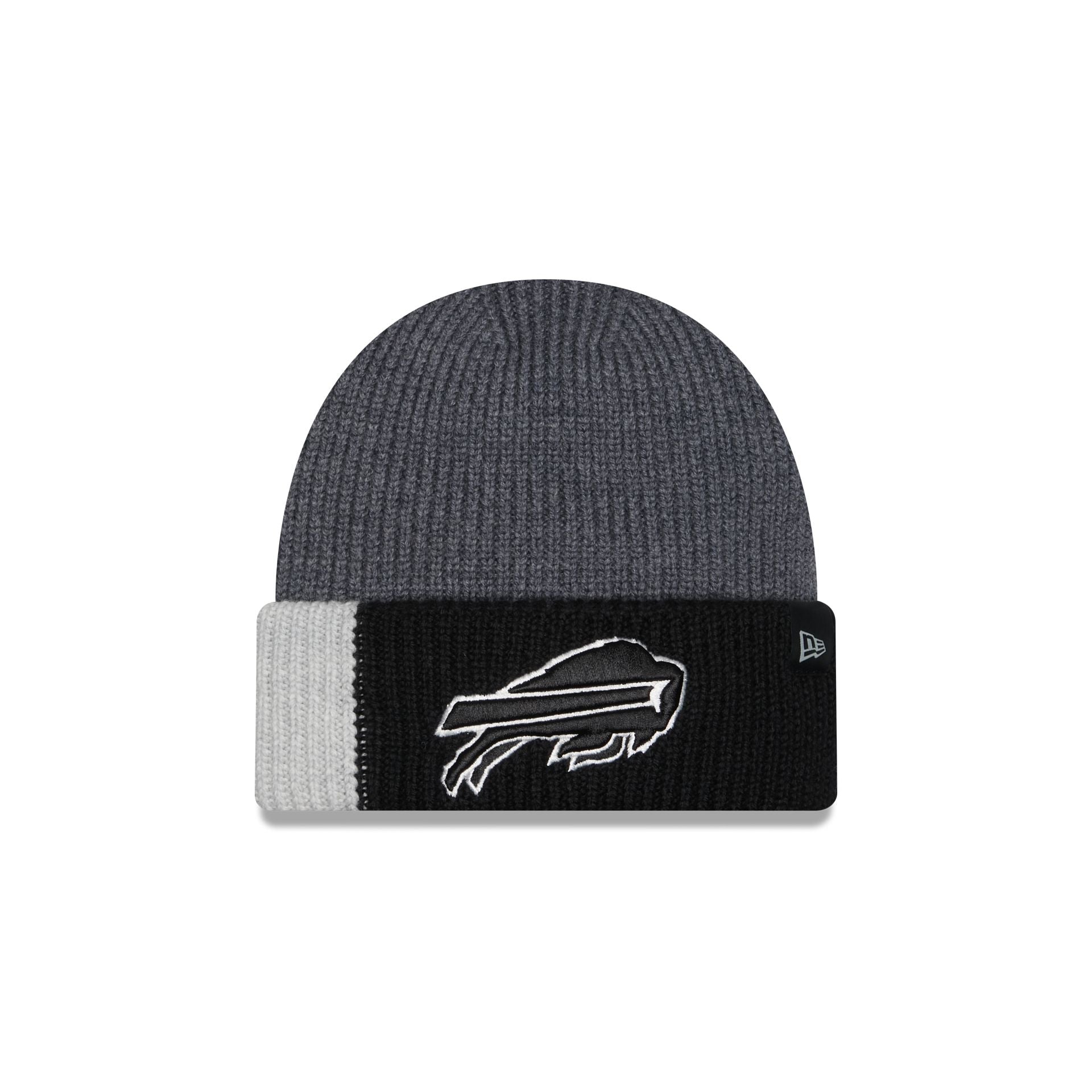 Buffalo Bills Merino Wool Color Block Cuff Knit Hat