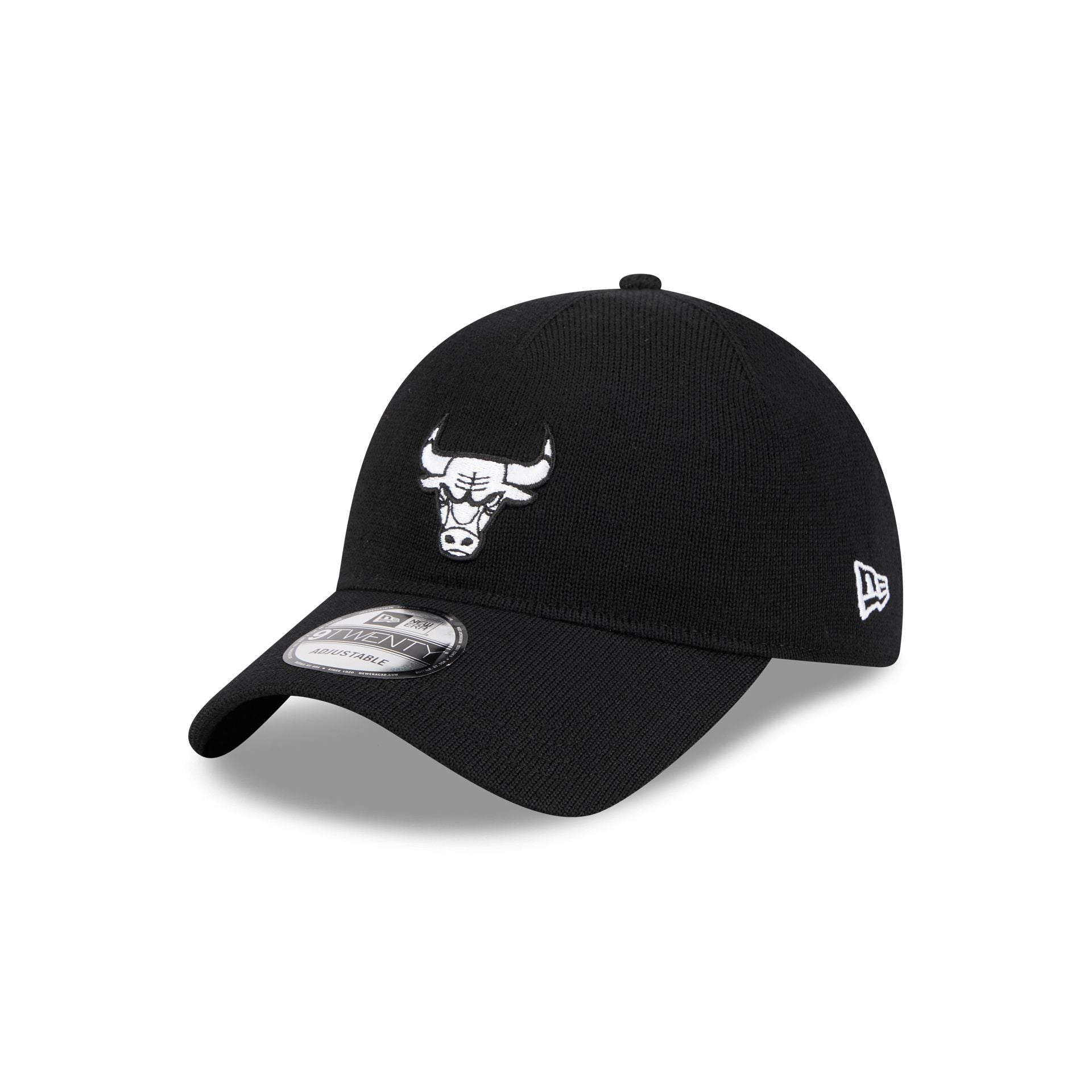 Chicago Bulls Merino Wool Black 9Twenty Adjustable Hat