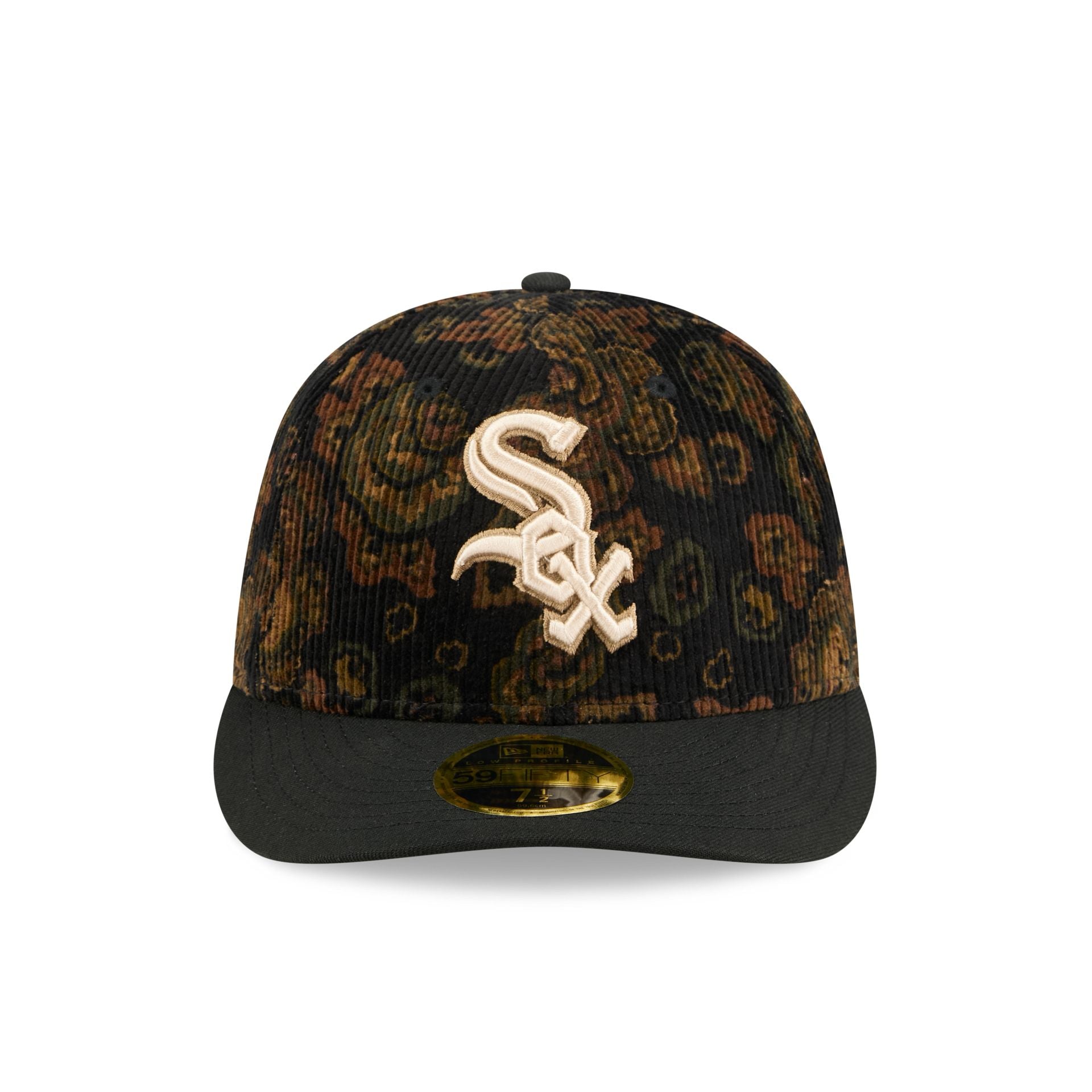 Alternative view of Chicago White Sox Three Looms Floral Cord Low Profile 59Fifty Fitted Hat