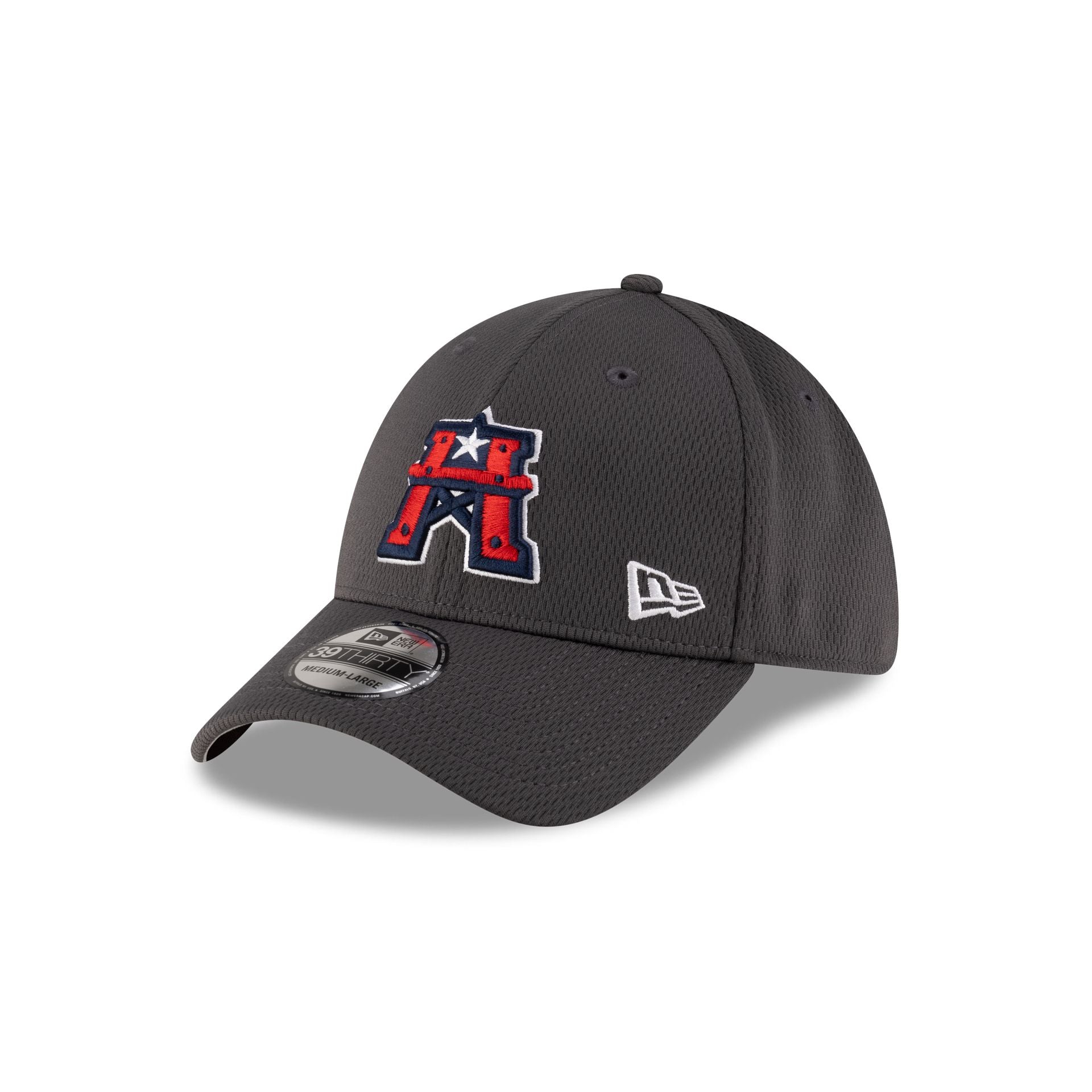 Houston Roughnecks Gray 39Thirty Stretch Fit Hat