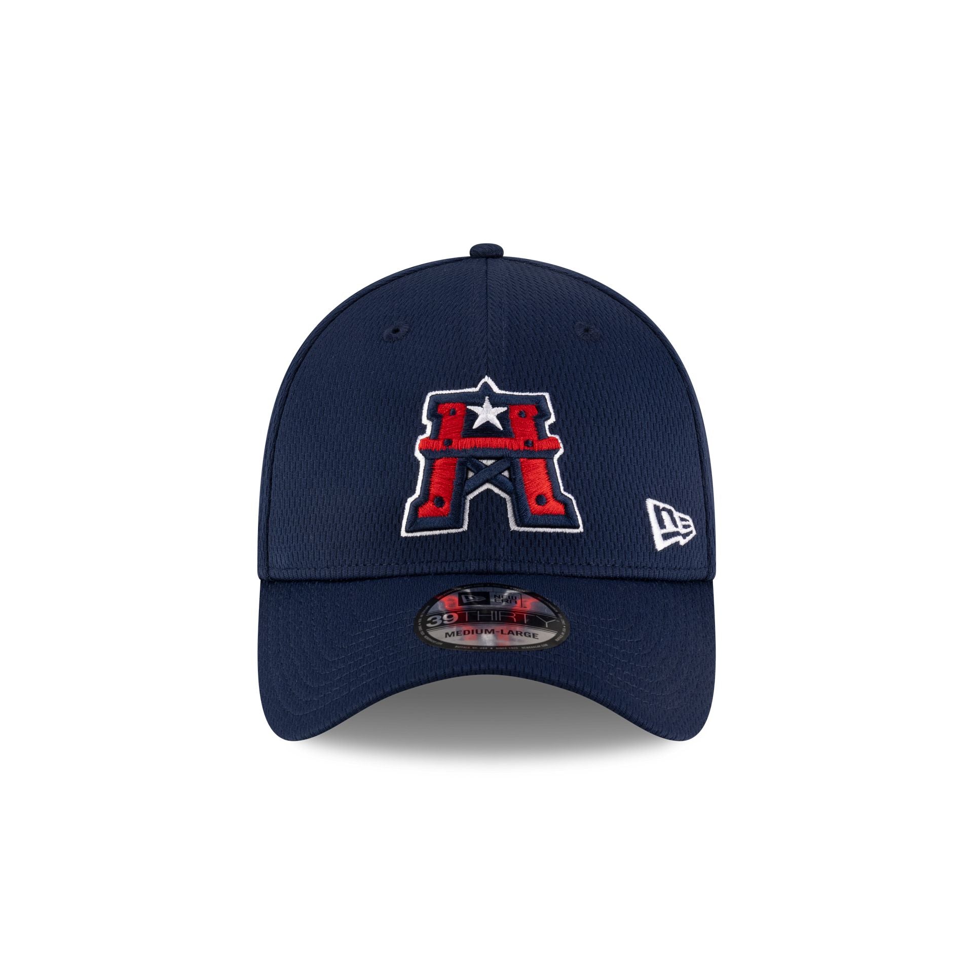 Alternative view of Houston Roughnecks Navy 39Thirty Stretch Fit Hat