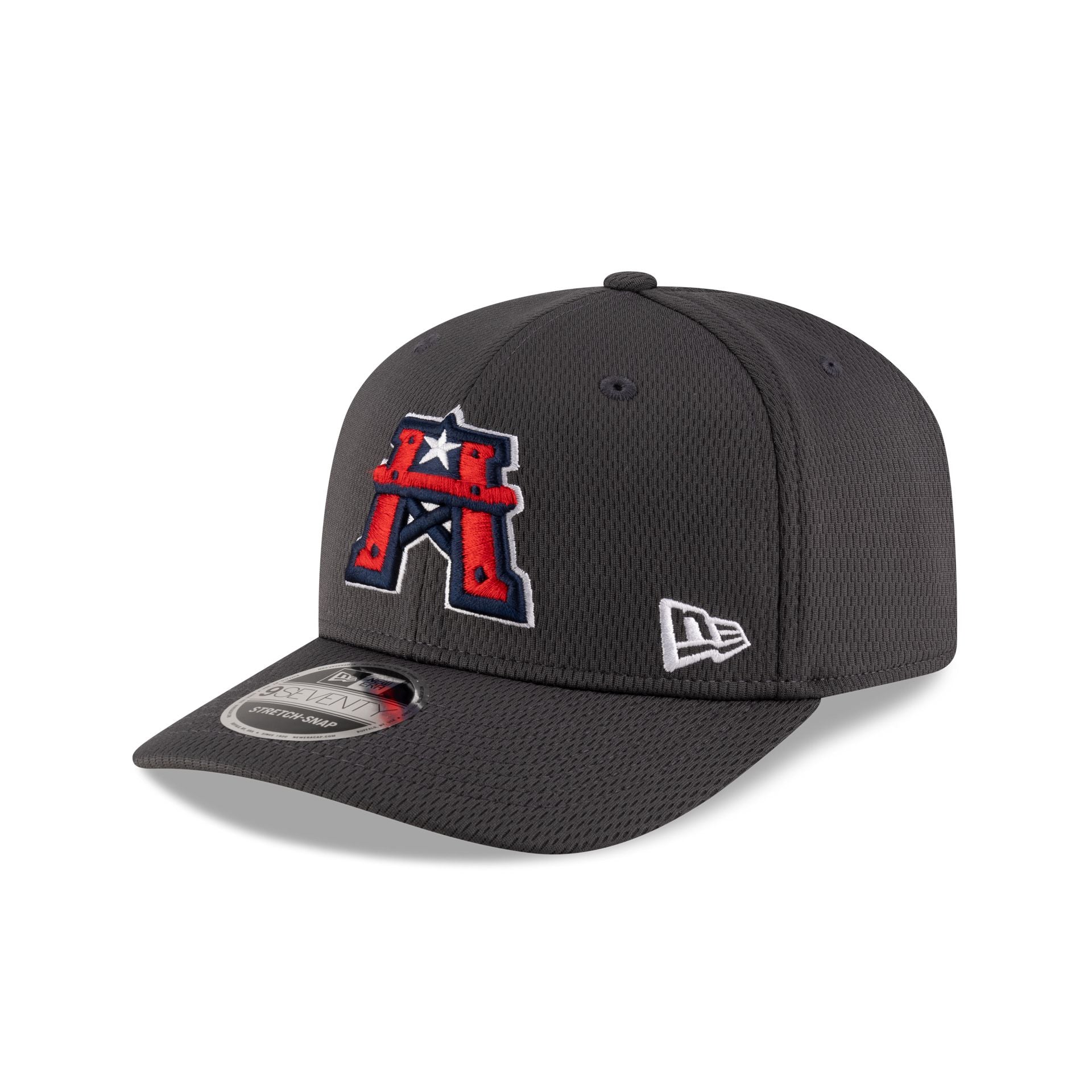 Houston Roughnecks Gray 9Seventy Stretch-Snap Hat