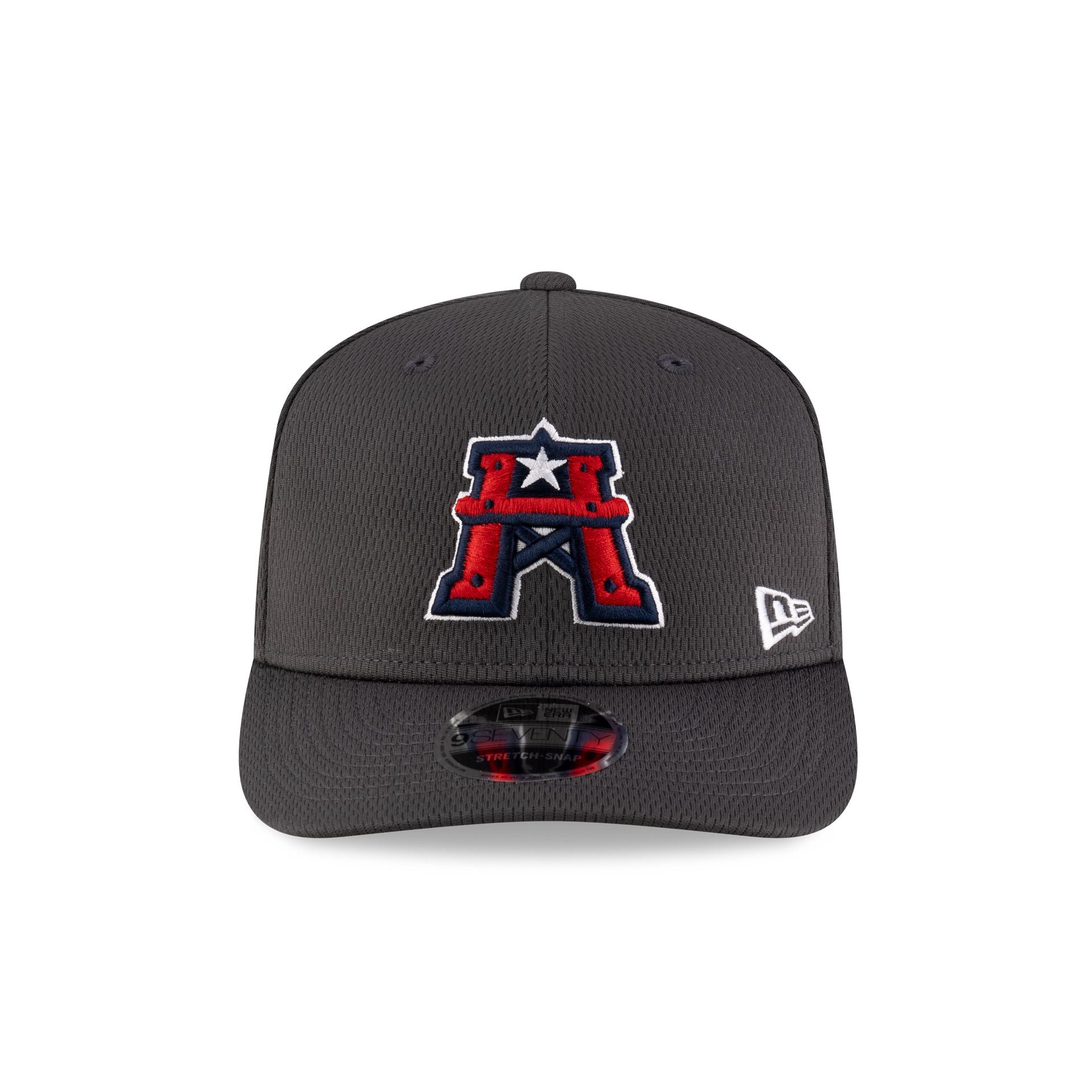 Alternative view of Houston Roughnecks Gray 9Seventy Stretch-Snap Hat