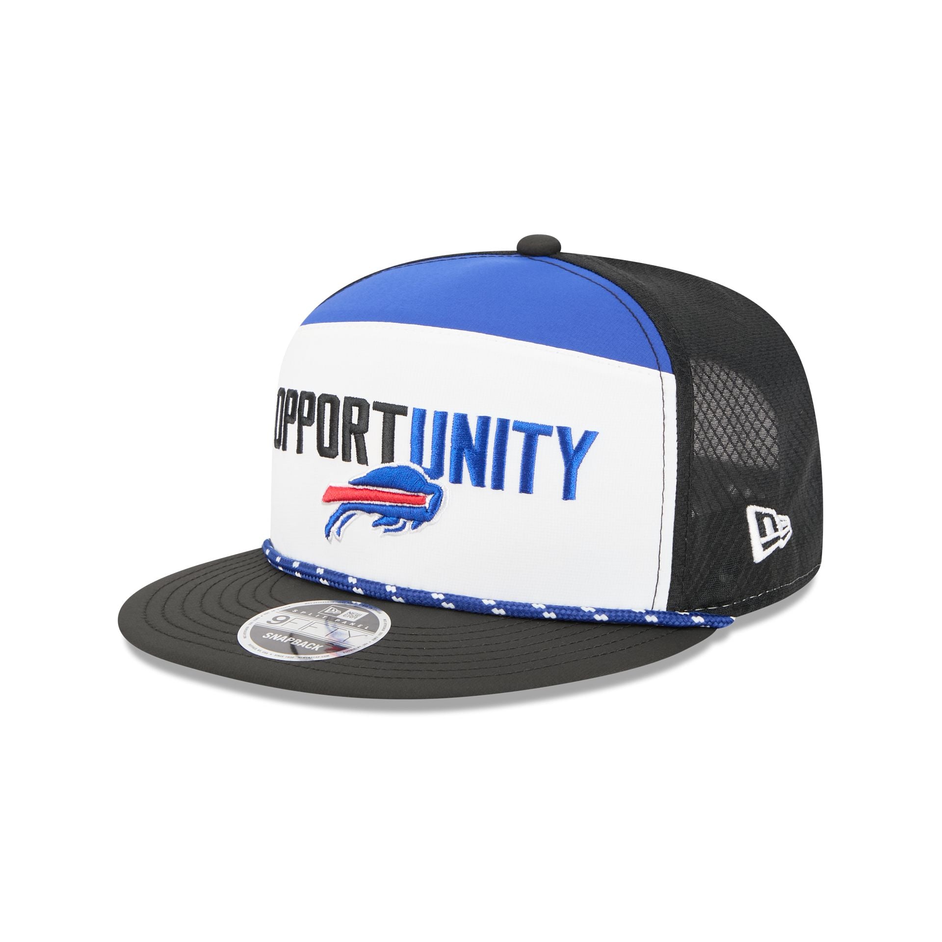 Buffalo Bills 2025 Inspire Change Split Panel 9Fifty Snapback Hat