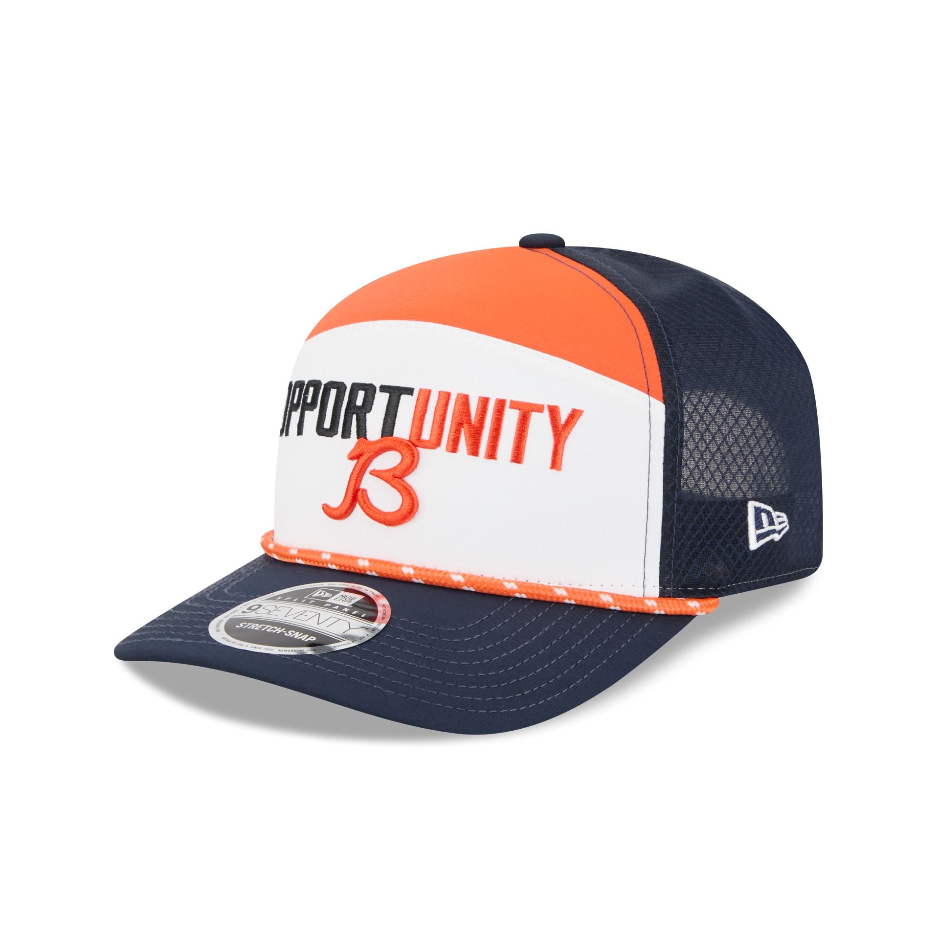 Chicago Bears 2025 Inspire Change Split Panel 9Seventy Trucker Hat