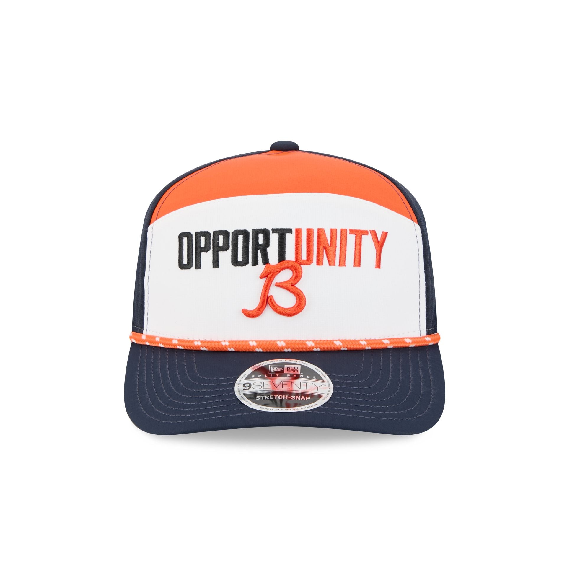 Alternative view of Chicago Bears 2025 Inspire Change Split Panel 9Seventy Trucker Hat
