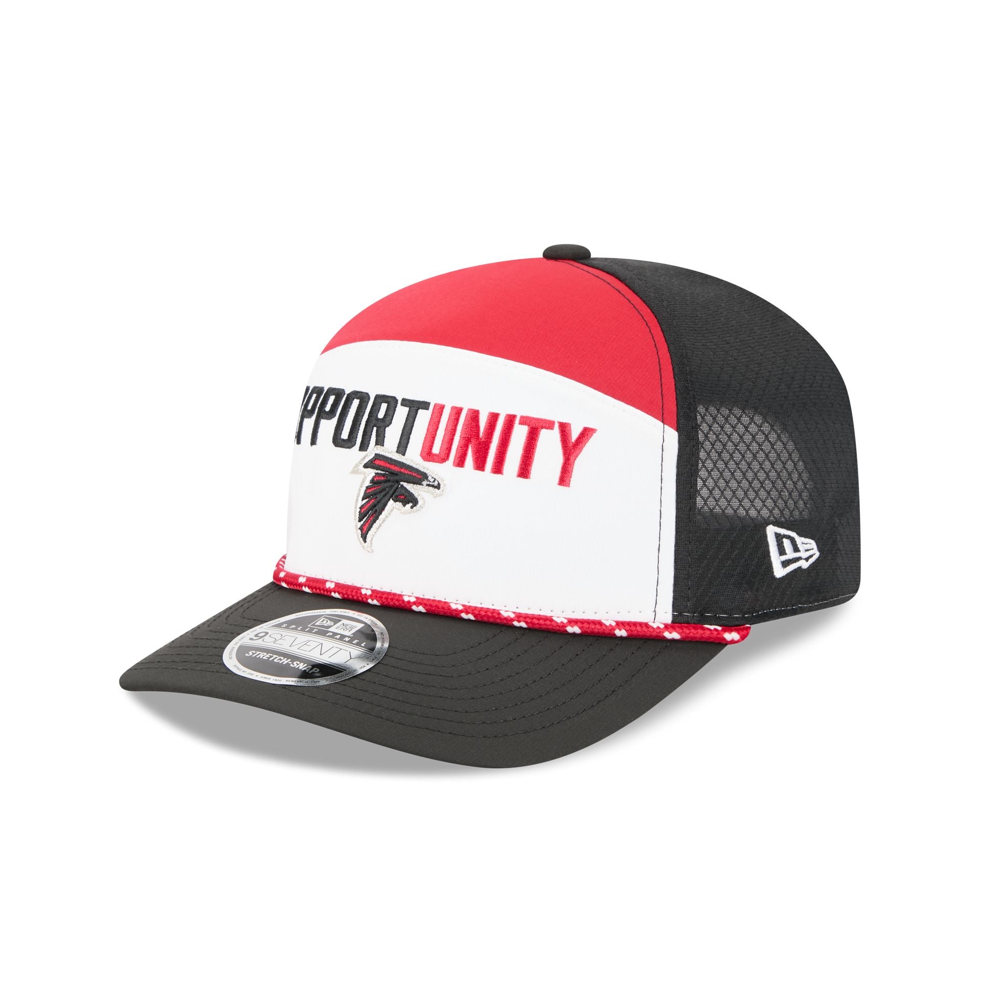 Atlanta Falcons 2025 Inspire Change Split Panel 9Seventy Trucker Hat