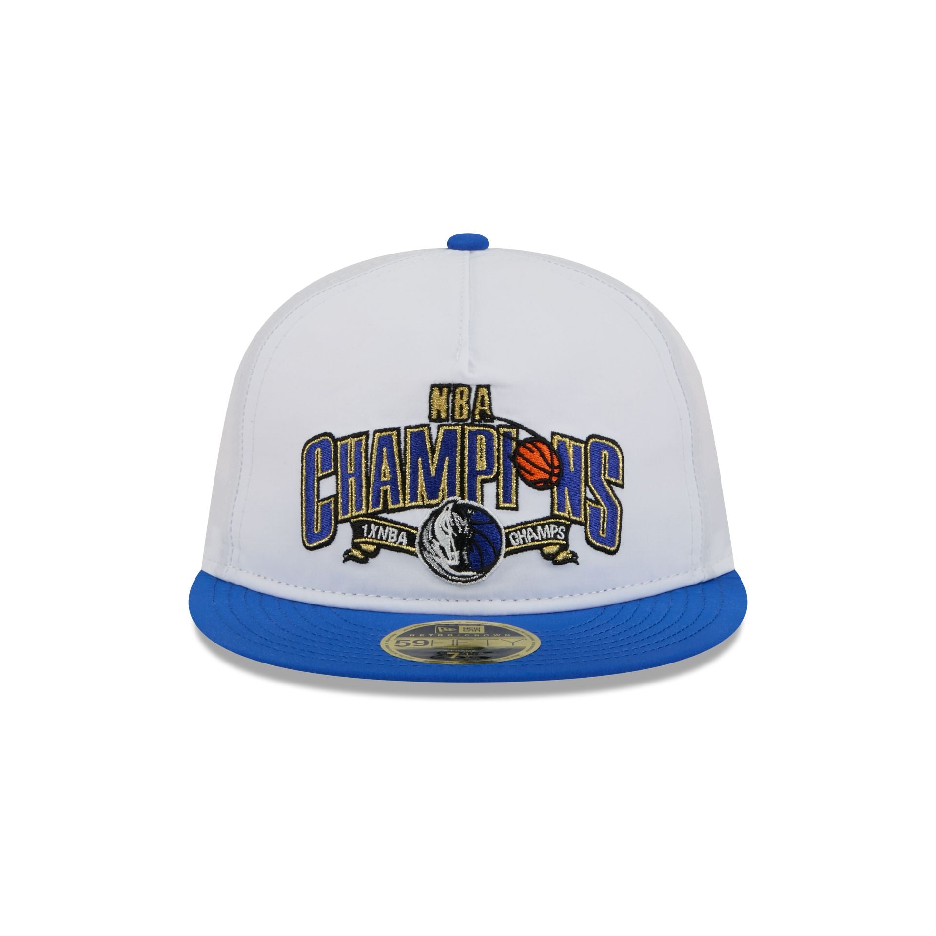 Alternative view of Dallas Mavericks Champions White Retro Crown 59Fifty Fitted Hat
