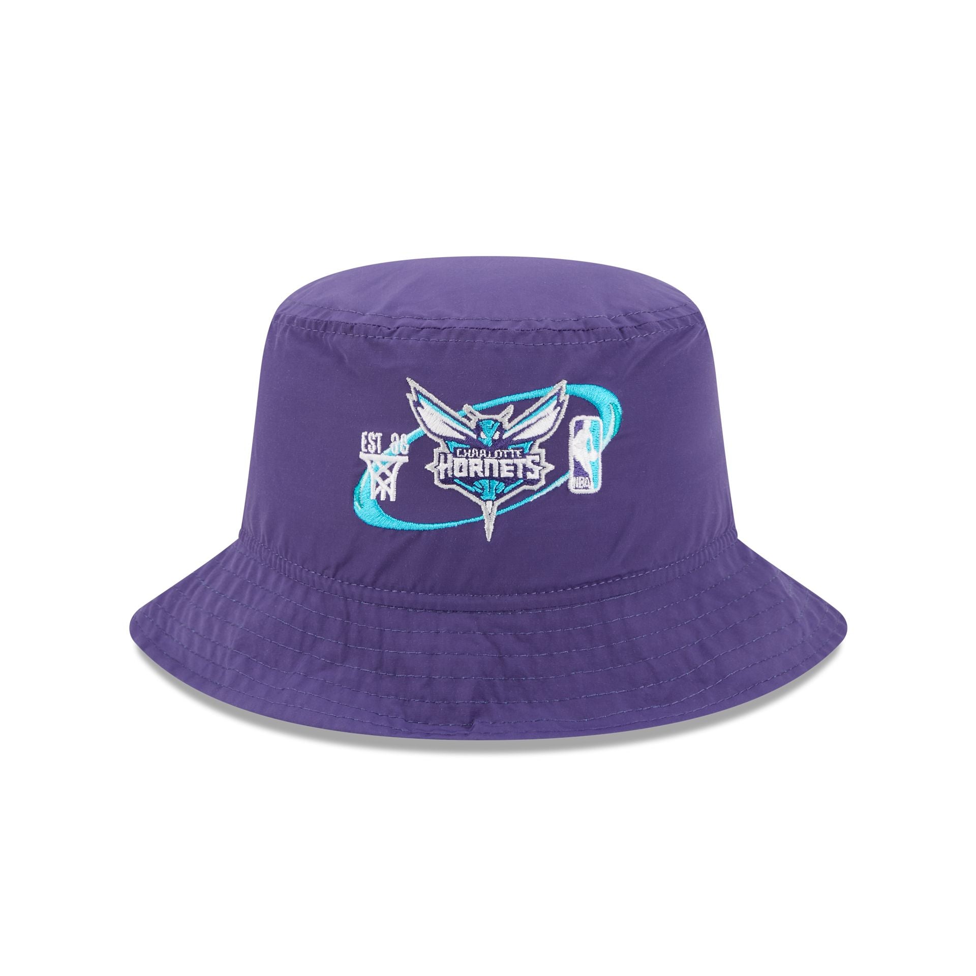 Alternative view of Charlotte Hornets Nylon Logo Bucket Hat