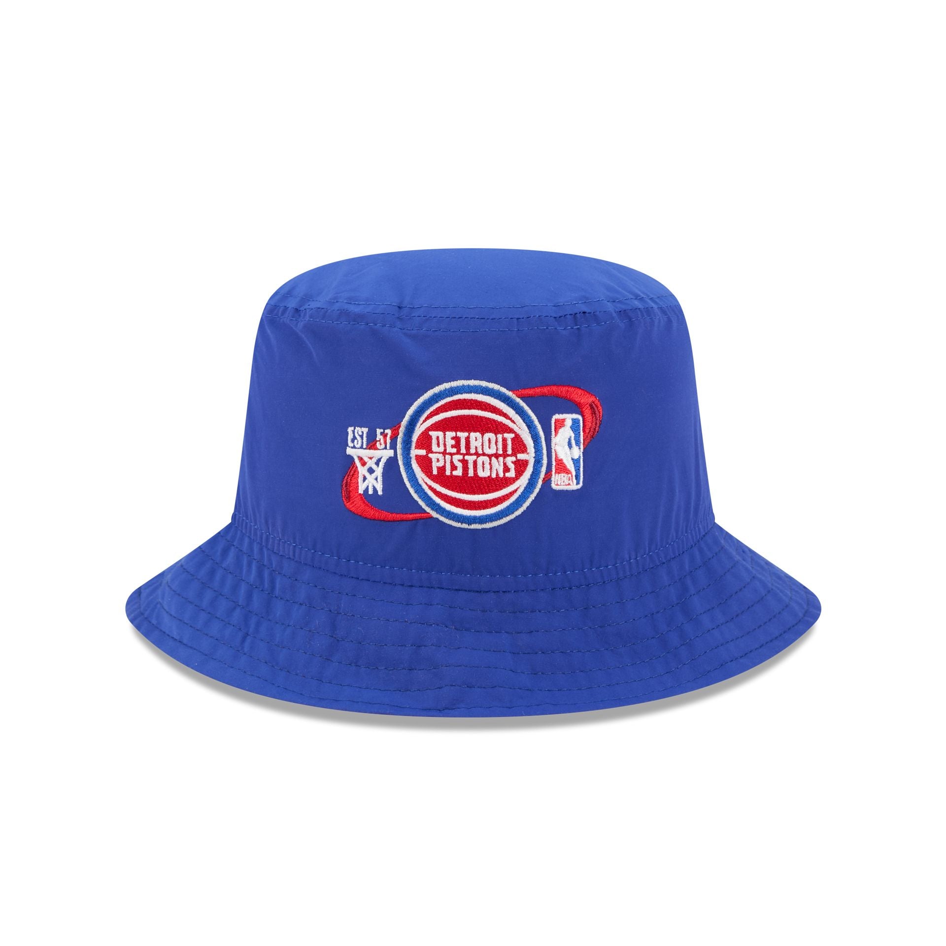 Alternative view of Detroit Pistons Nylon Logo Bucket Hat