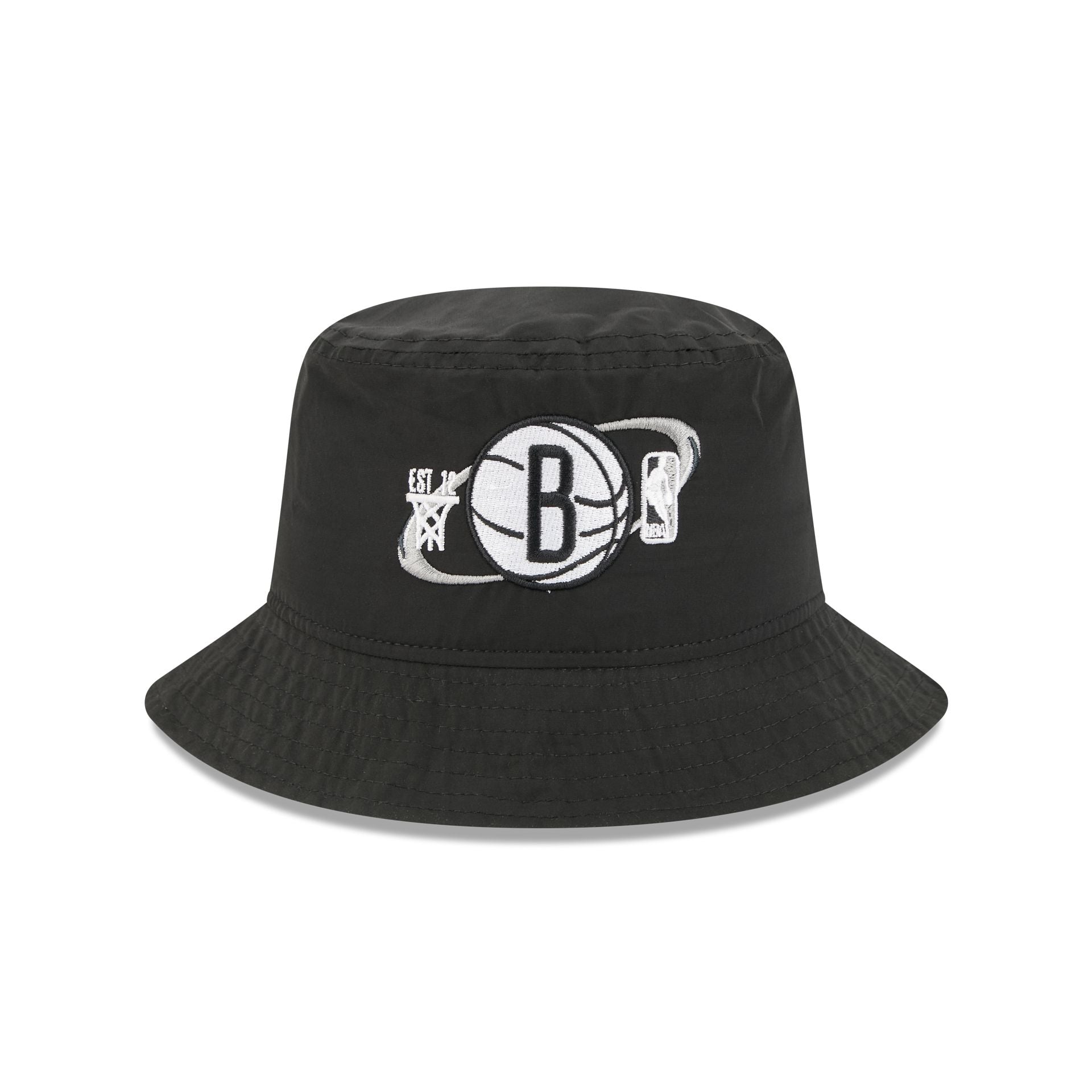 Alternative view of Brooklyn Nets Nylon Logo Bucket Hat