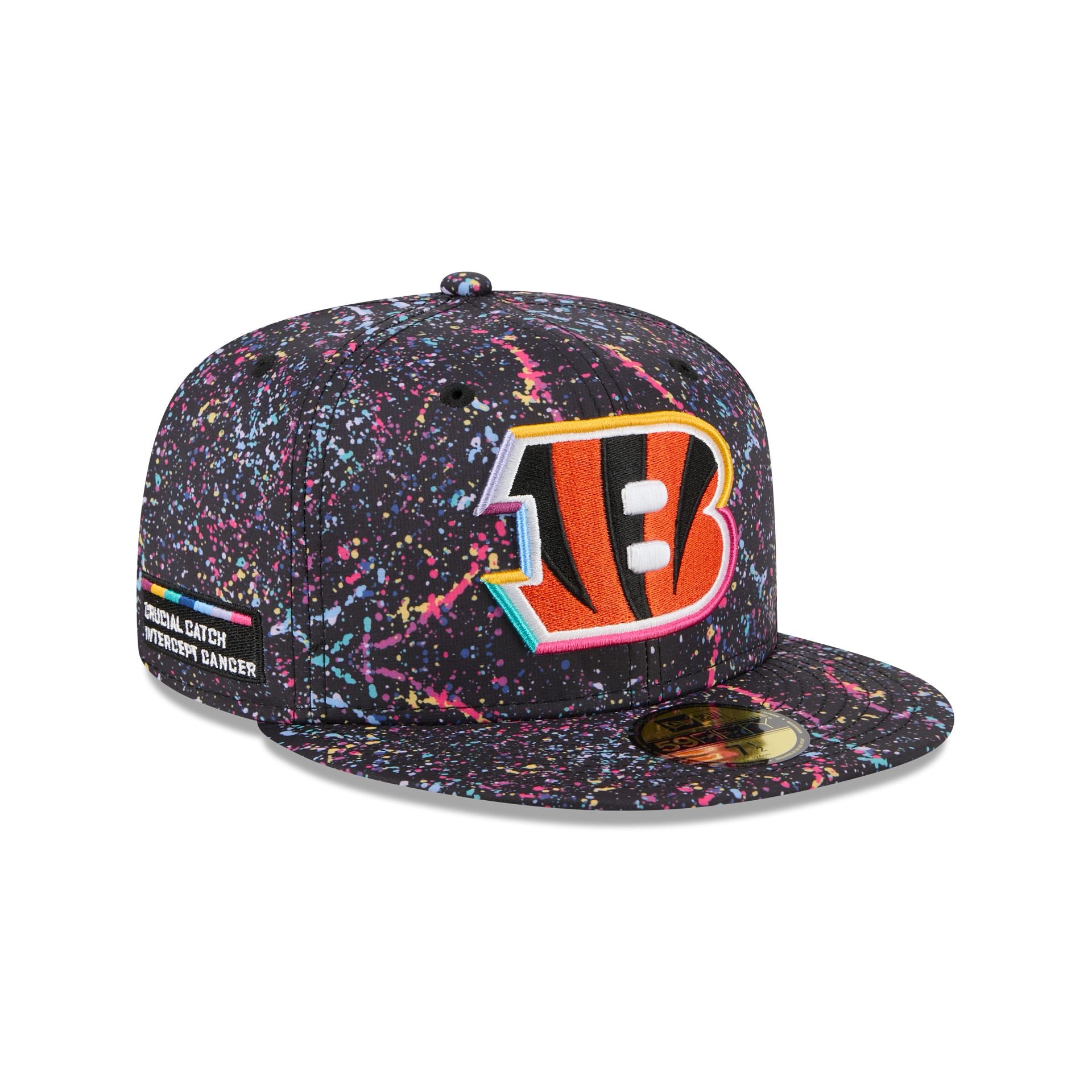 Cincinnati Bengals 2025 Crucial Catch 59Fifty Fitted Hat