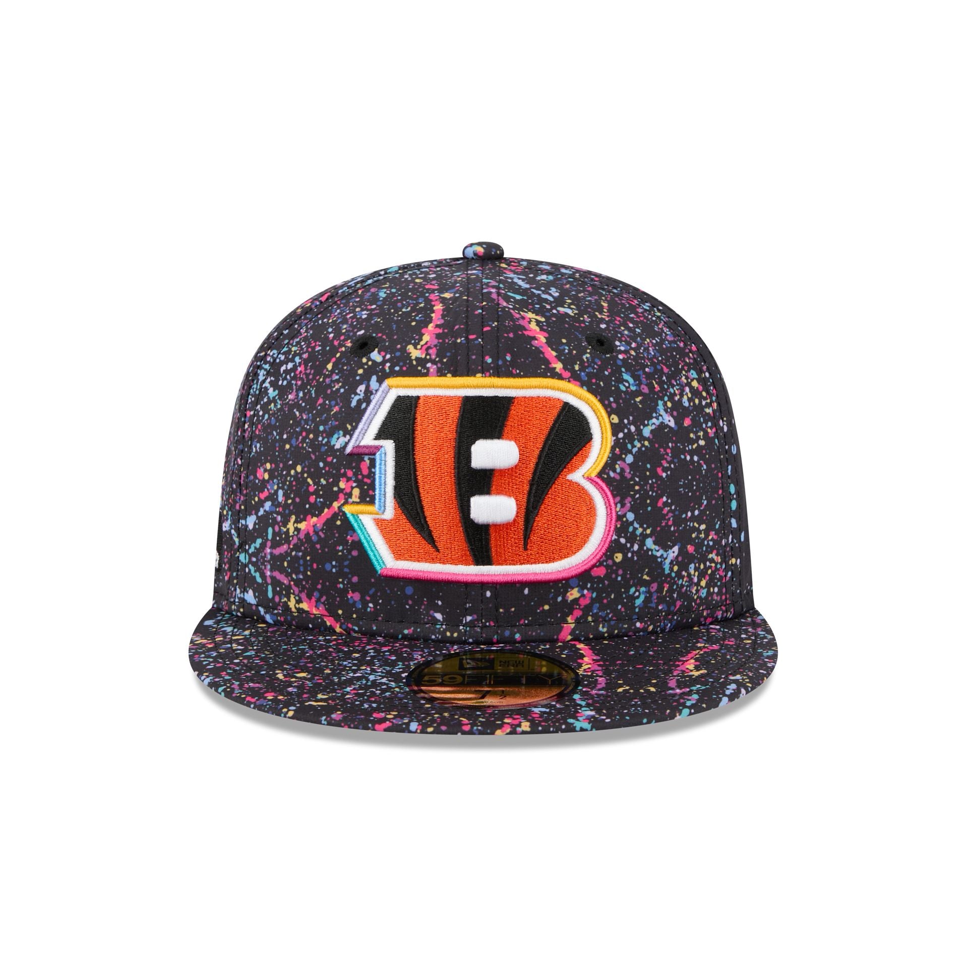 Alternative view of Cincinnati Bengals 2025 Crucial Catch 59Fifty Fitted Hat