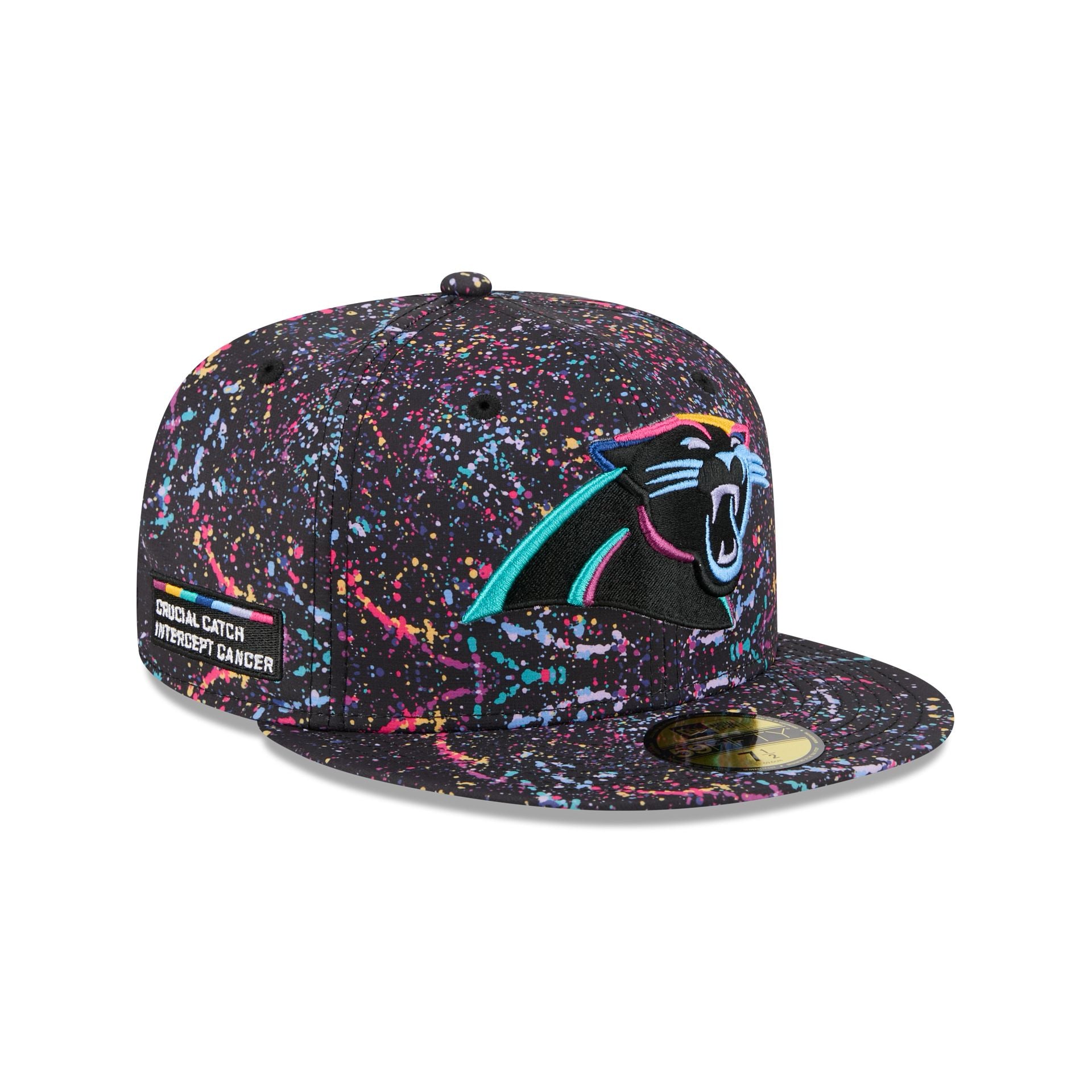 Carolina Panthers 2025 Crucial Catch 59Fifty Fitted Hat