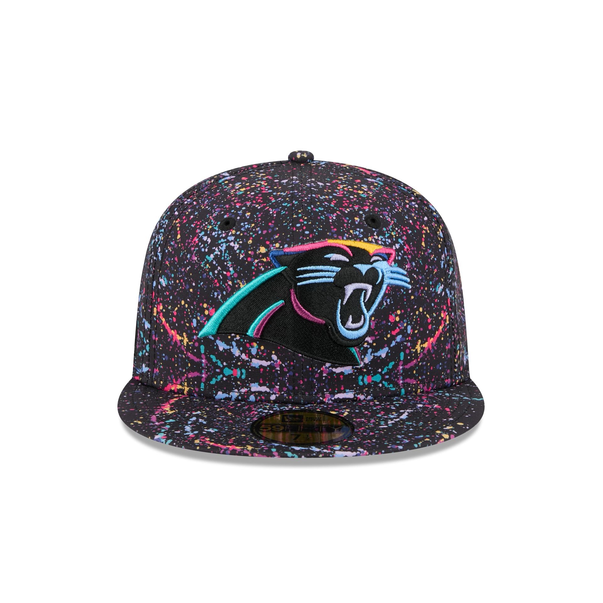 Alternative view of Carolina Panthers 2025 Crucial Catch 59Fifty Fitted Hat