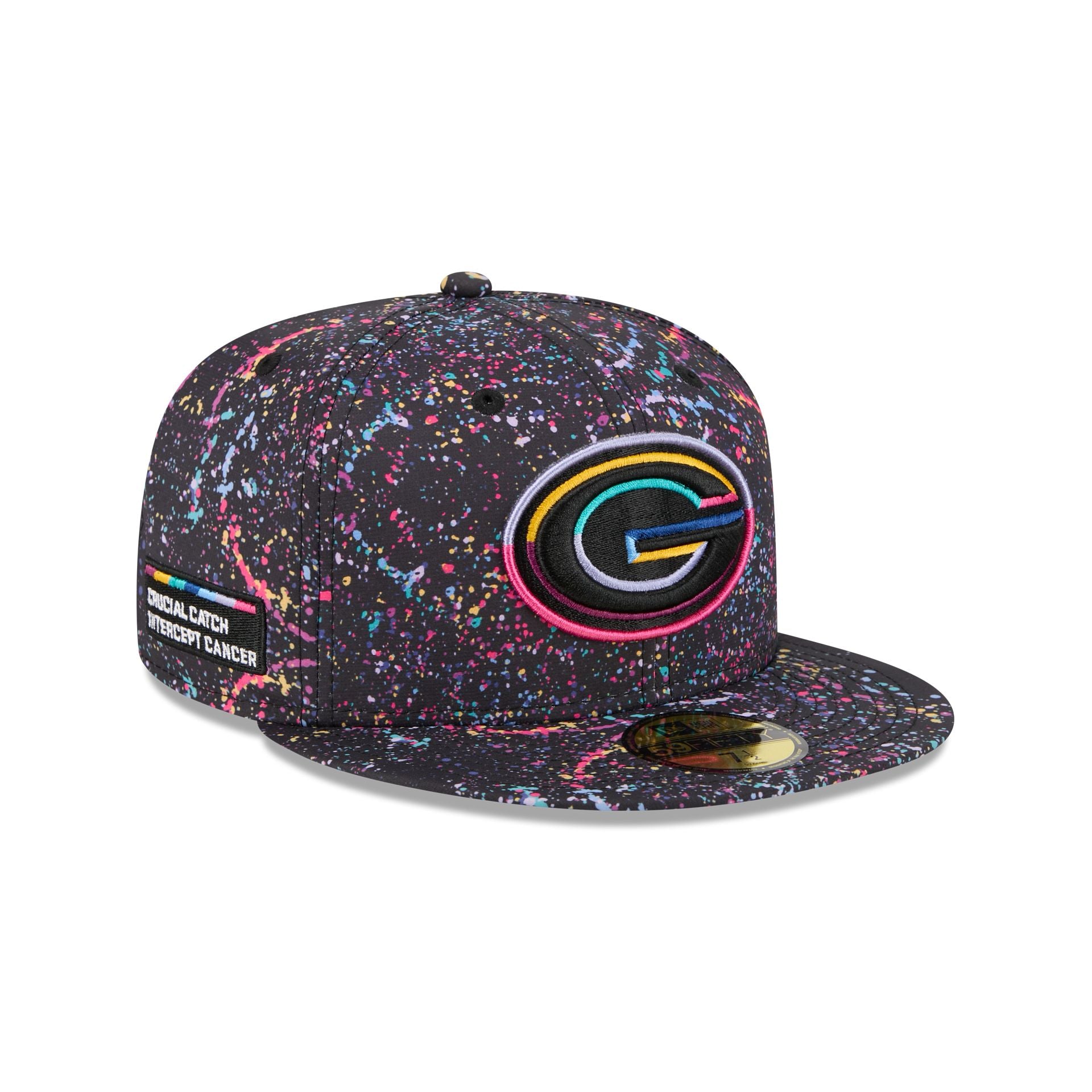 Green Bay Packers 2025 Crucial Catch 59Fifty Fitted Hat