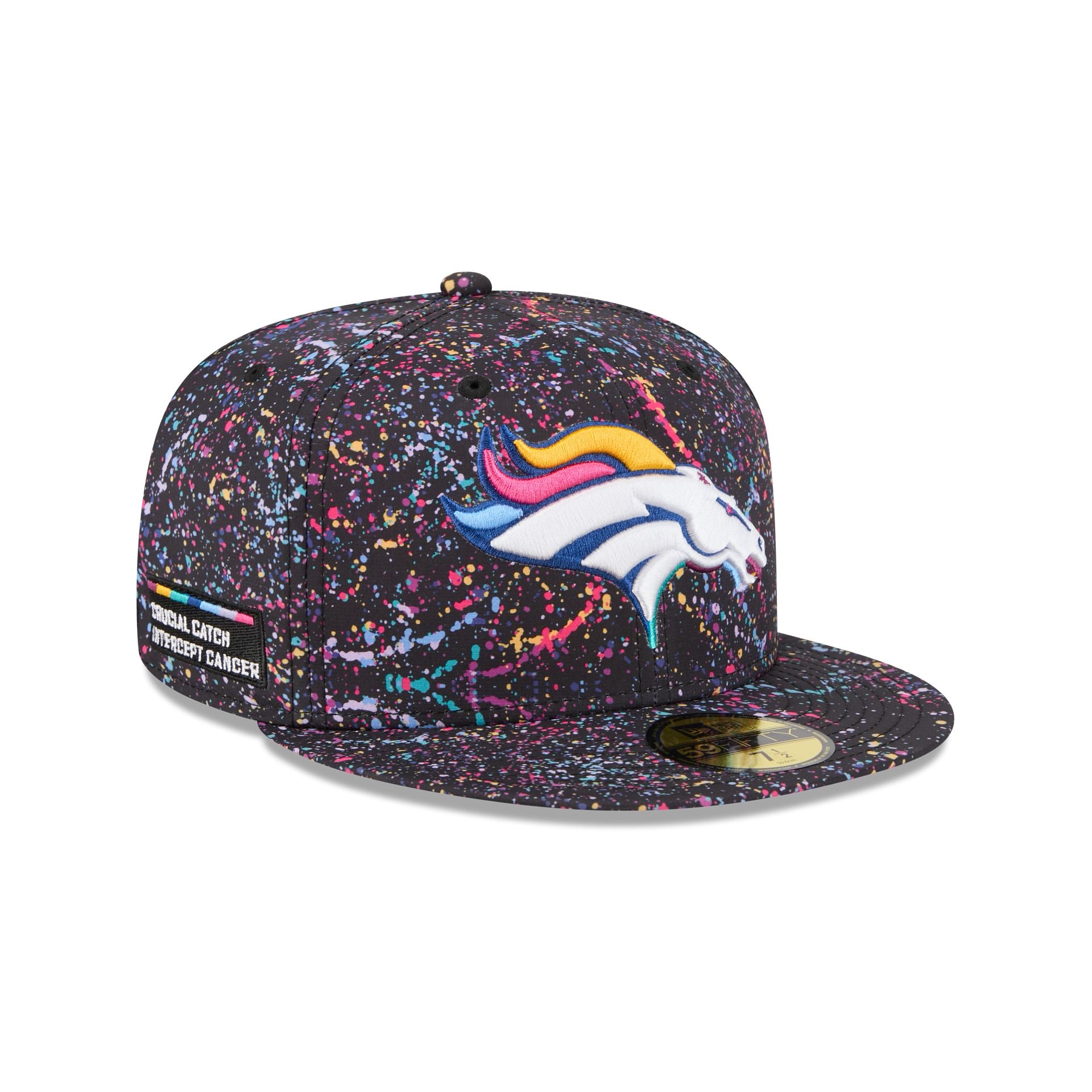 Denver Broncos 2025 Crucial Catch 59Fifty Fitted Hat
