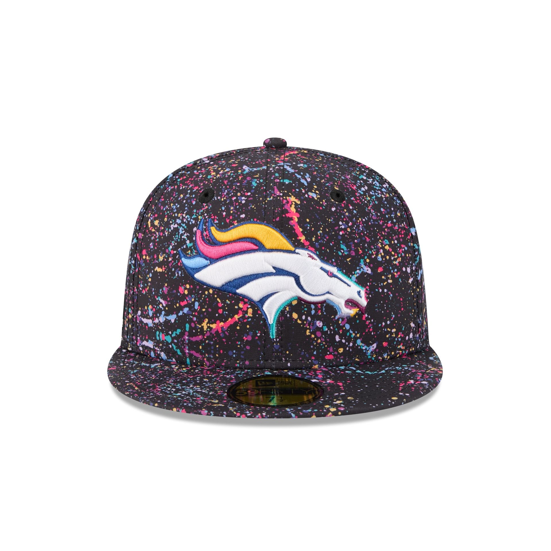 Alternative view of Denver Broncos 2025 Crucial Catch 59Fifty Fitted Hat