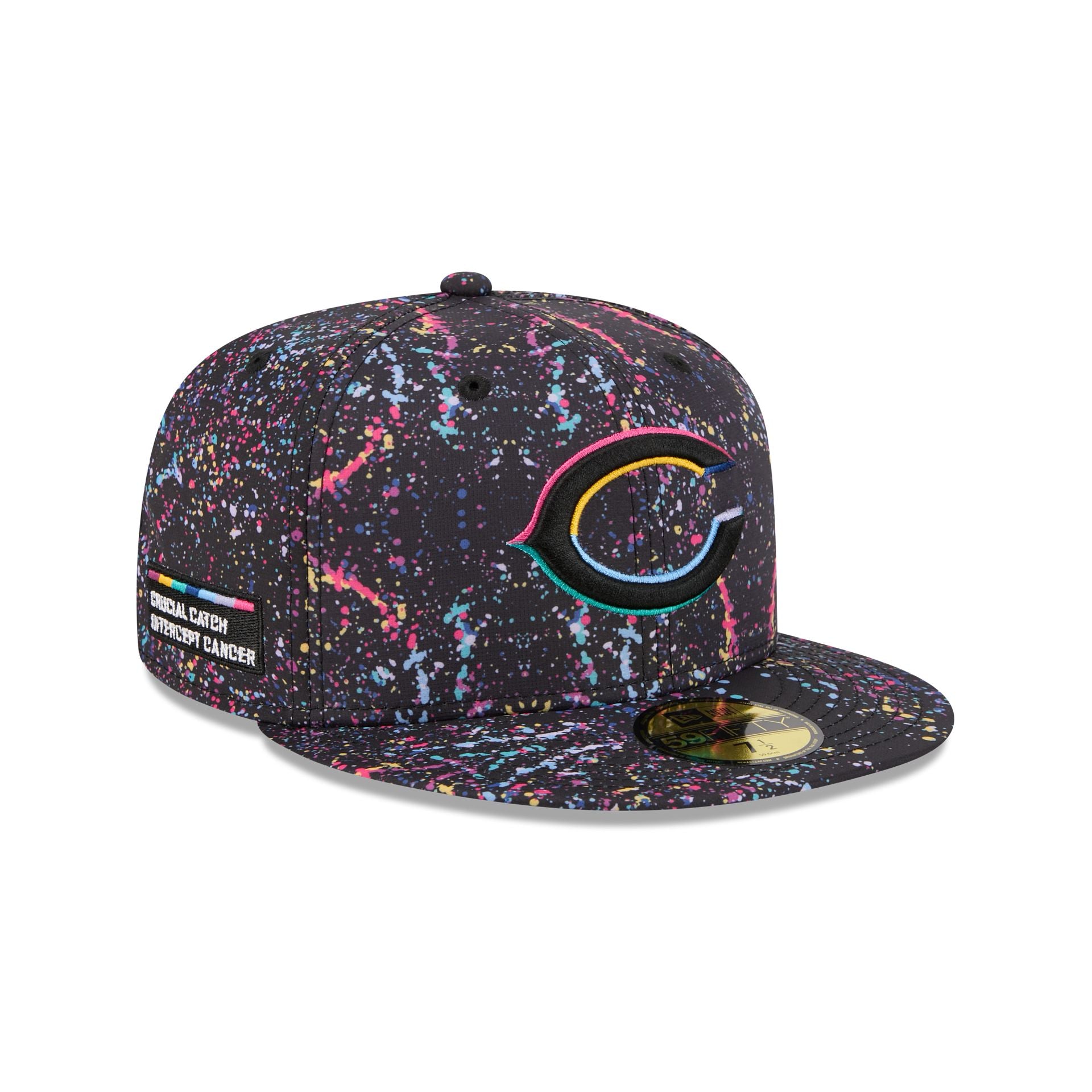 Chicago Bears 2025 Crucial Catch 59Fifty Fitted Hat