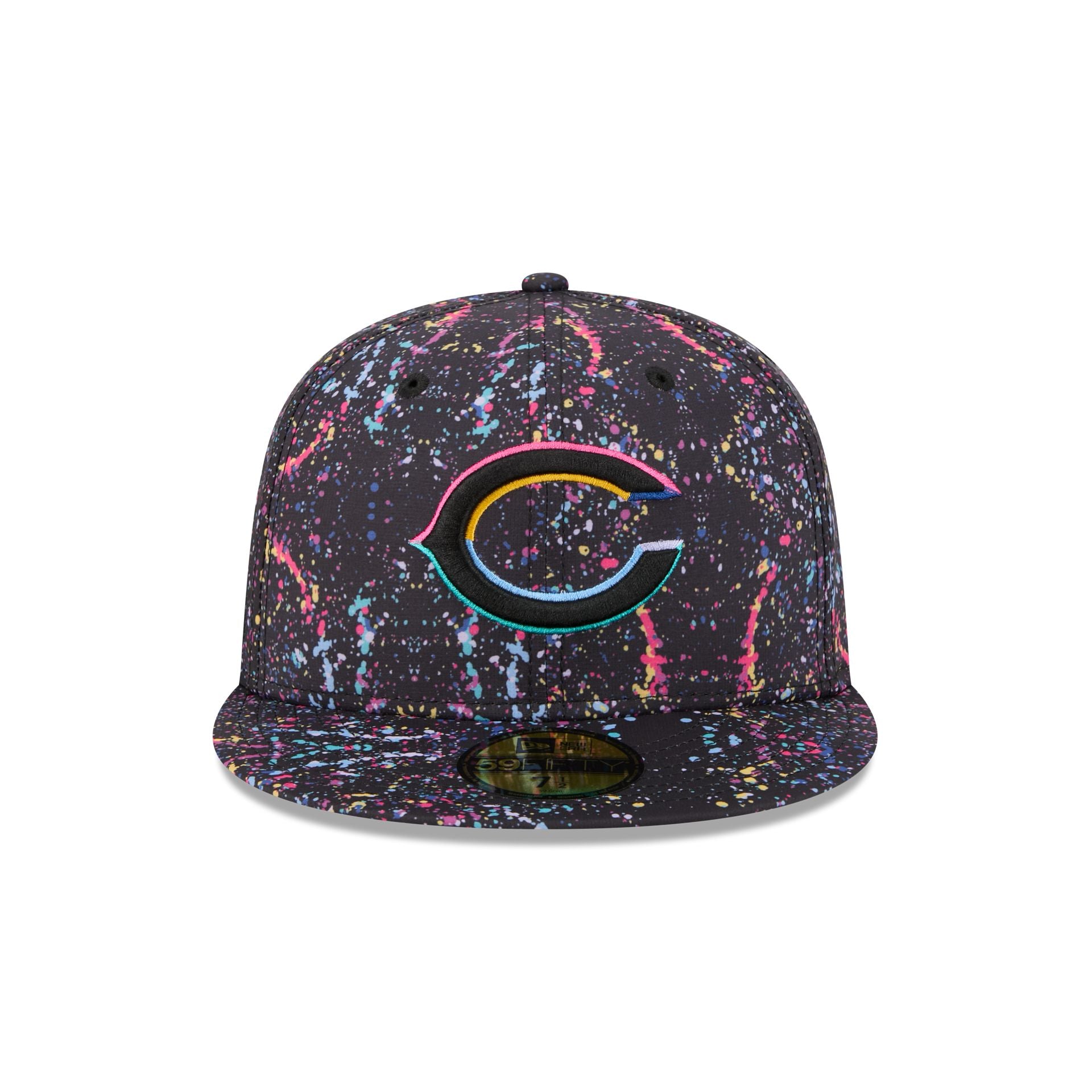 Alternative view of Chicago Bears 2025 Crucial Catch 59Fifty Fitted Hat