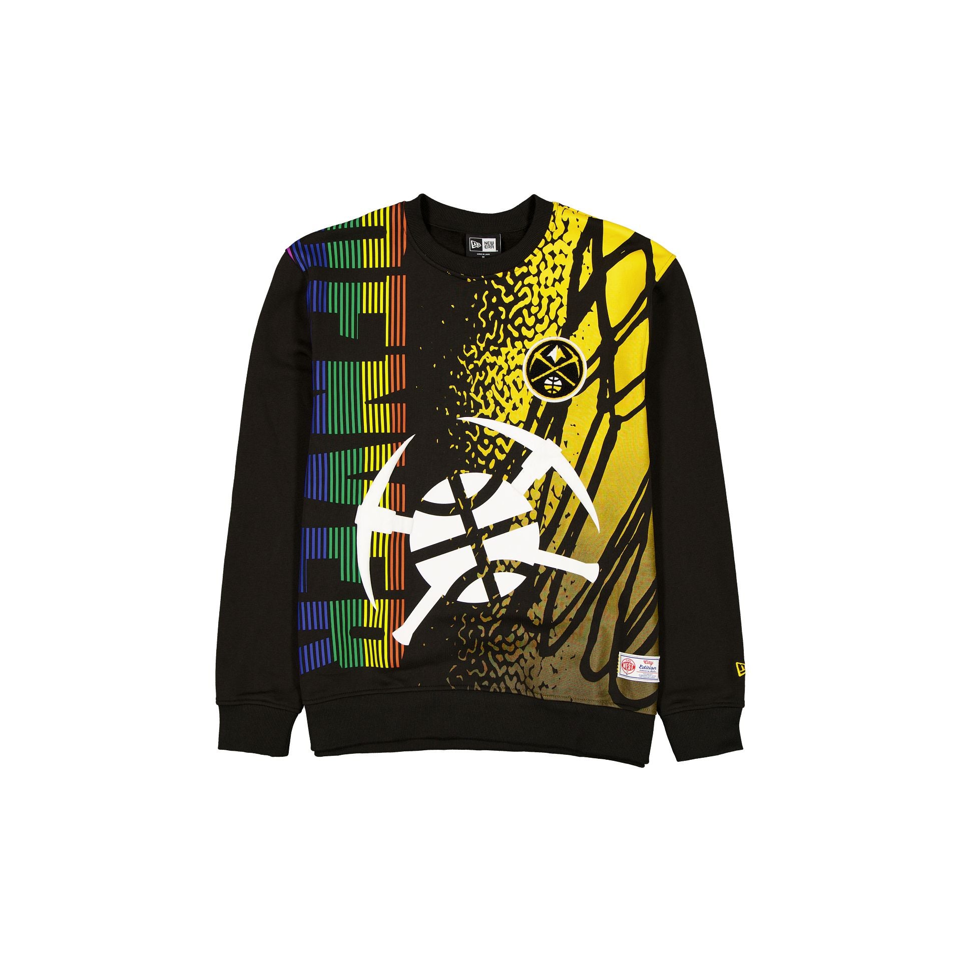 Alternative view of Denver Nuggets 2025 City Edition Black Crewneck