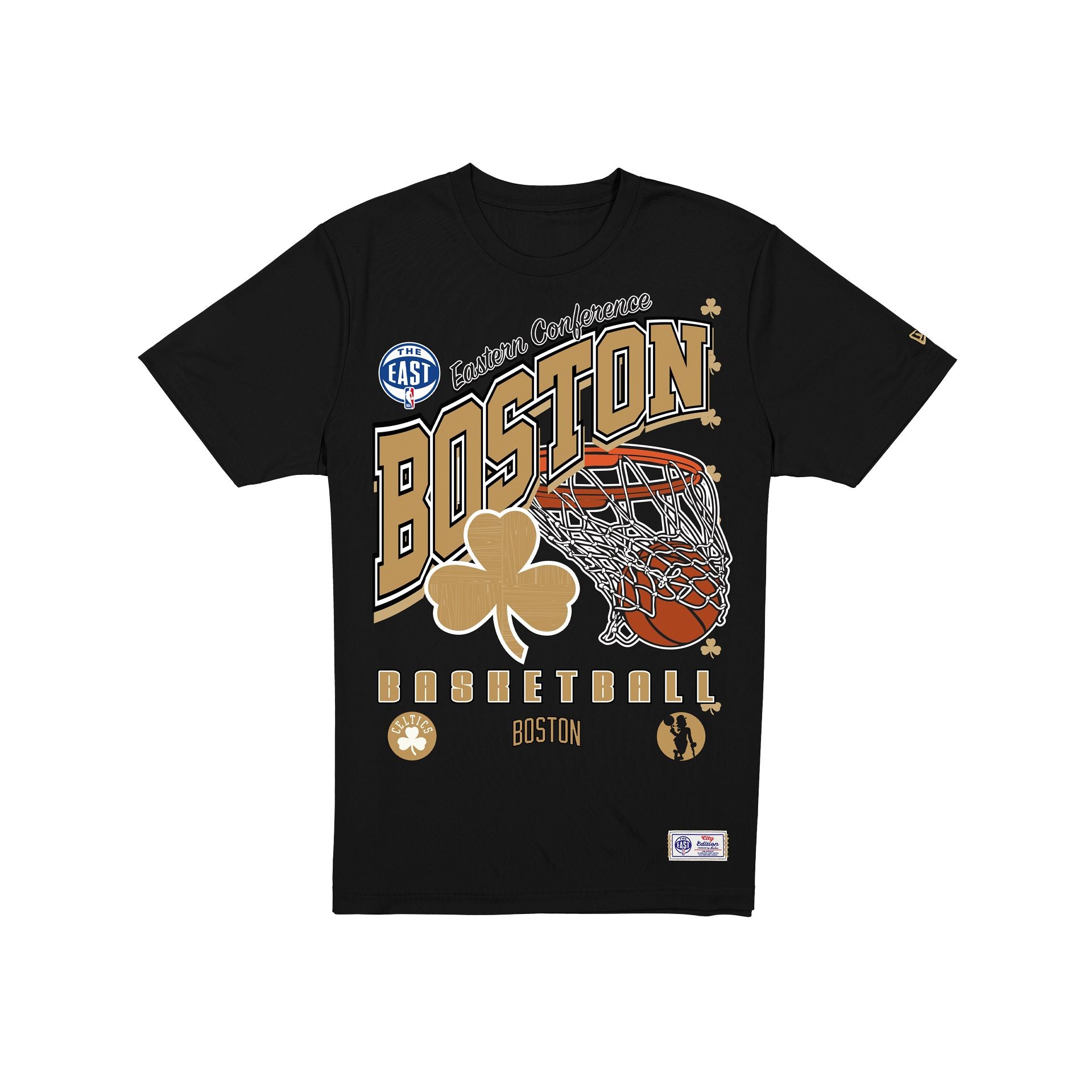 Boston Celtics 2025 City Edition Black T-Shirt